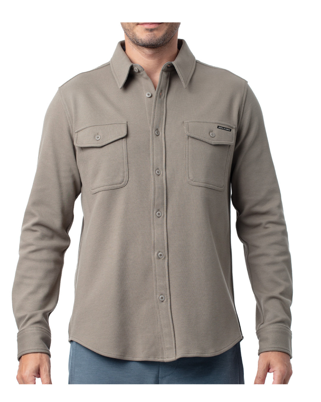 Selkirk Spring Owen Men’s Banks Chambray Button-Down Shirt、mySite、noshort