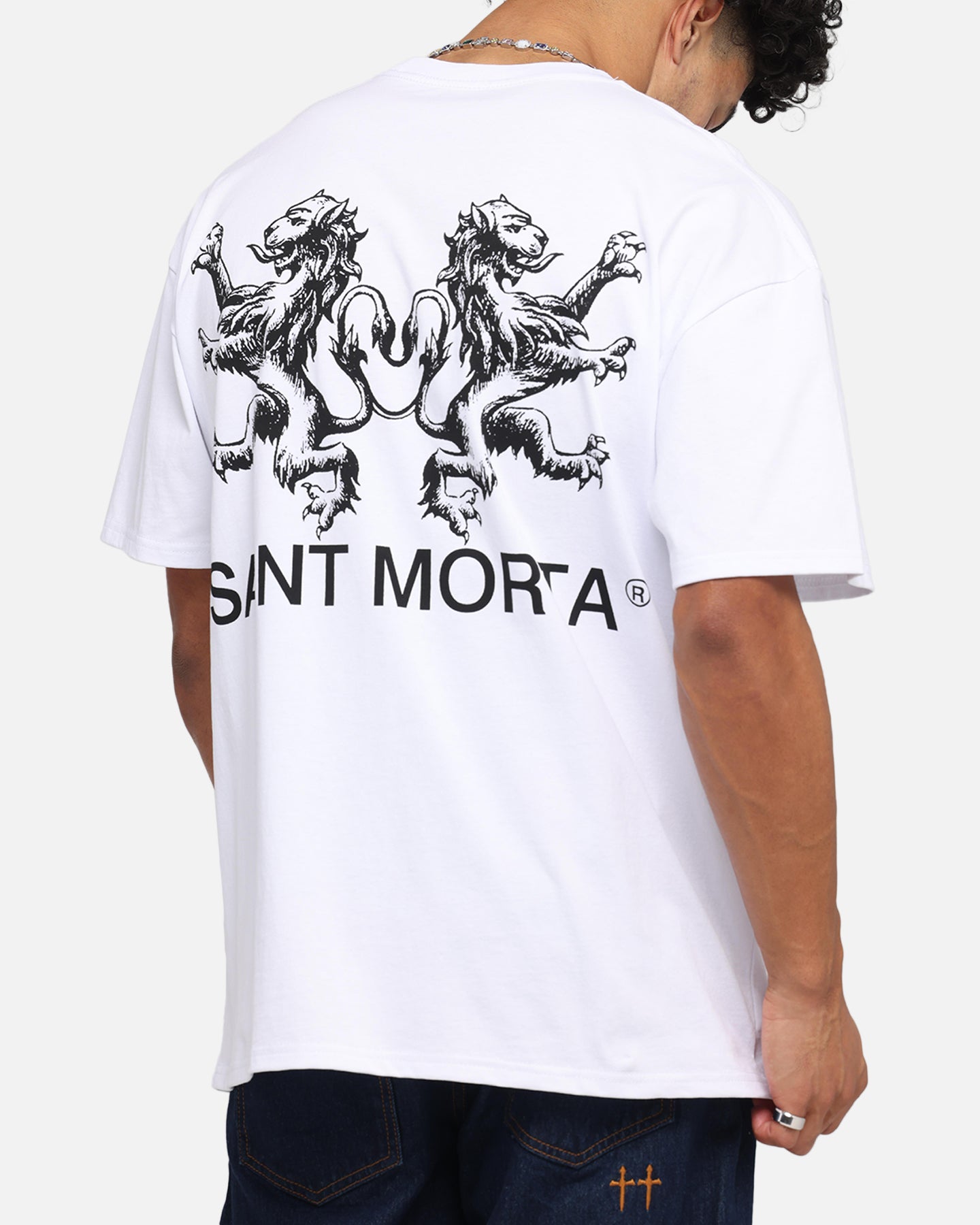 Saint Morta Lover Club Boxy T-Shirt White、mySite、zt4zffjzw