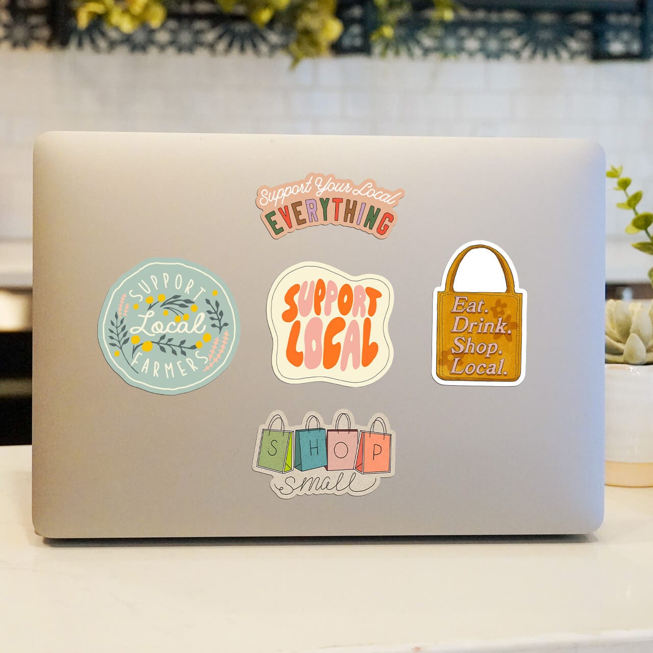  Support Local Stickers 5 Pack、mySite、ghnorth