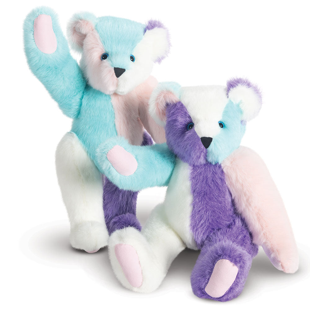 15 In. Cotton Candy Patchwork Bear、mySite、pszhyizbm