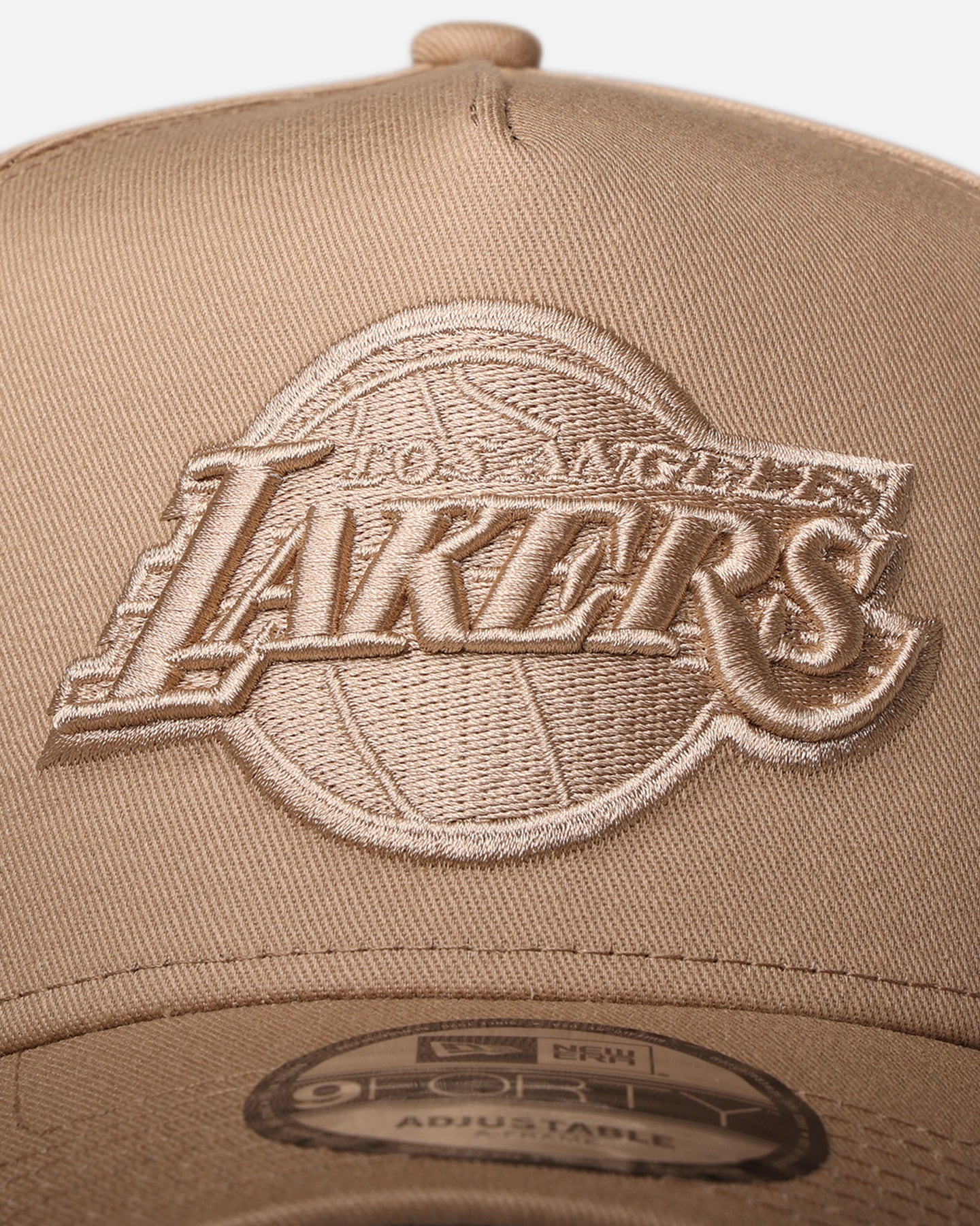 New Era Los Angeles Lakers 'Tonal Camel' 9FORTY A-Frame Snapback Camel、mySite、zt4zffjzw
