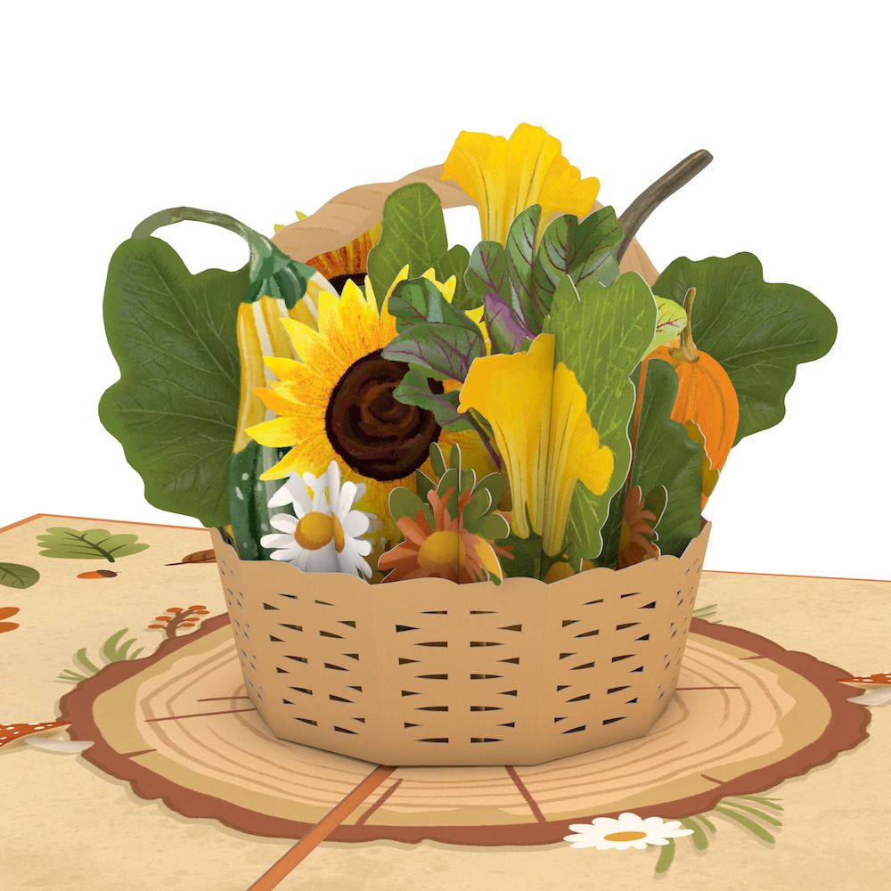 Harvest Basket Pop-Up Card、mySite、solidvoid