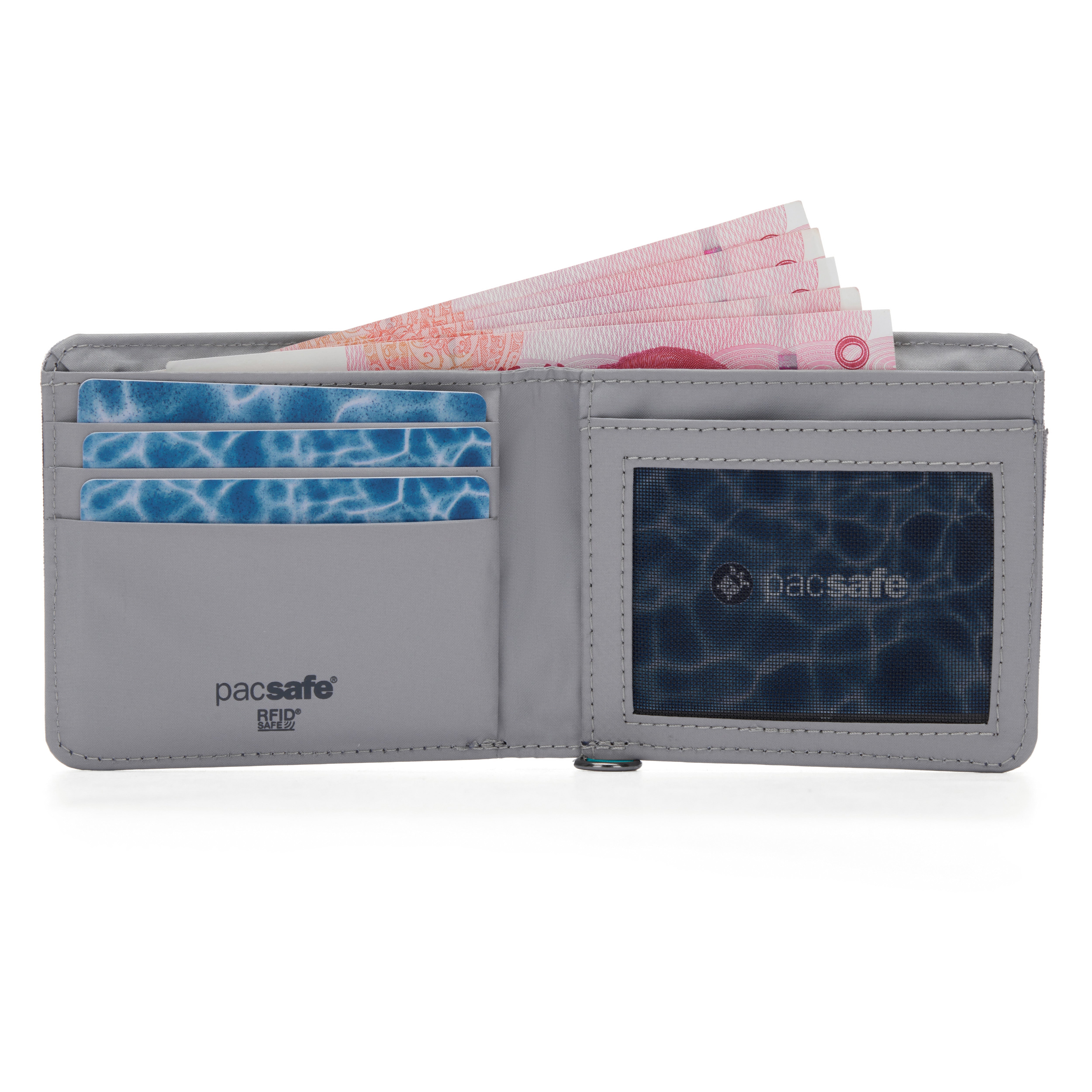 Pacsafe® RFIDsafe™ RFID blocking bifold wallet、mySite、garagedoors4me