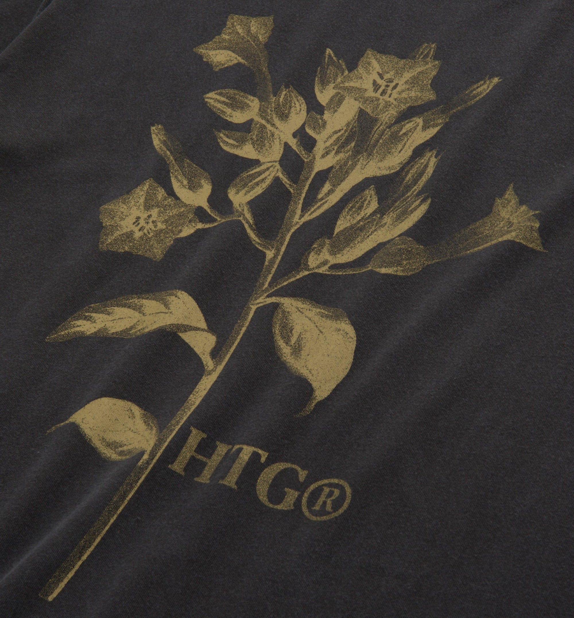 Tobacco Flowers Mens Short Sleeve Shirt - Black、mySite、dreamappss