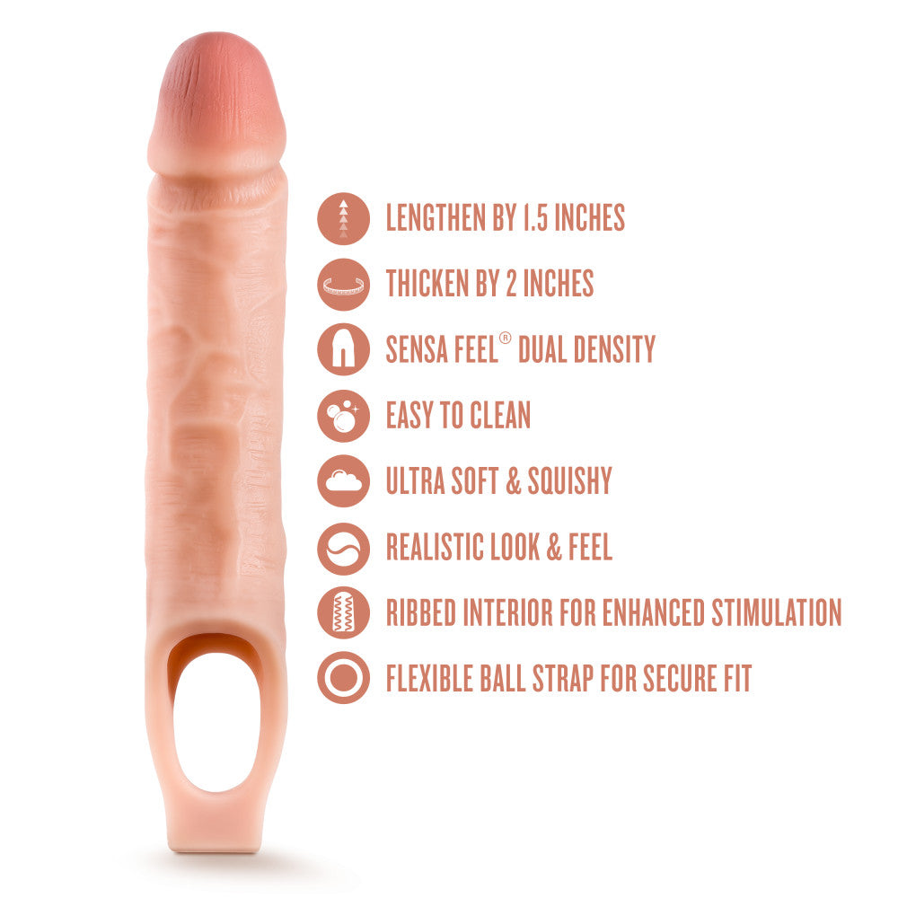 Performance By Blush® | 1.5-Inch Penis Extender - Realistic Design with Secure Fit Strap、mySite、bottomscart