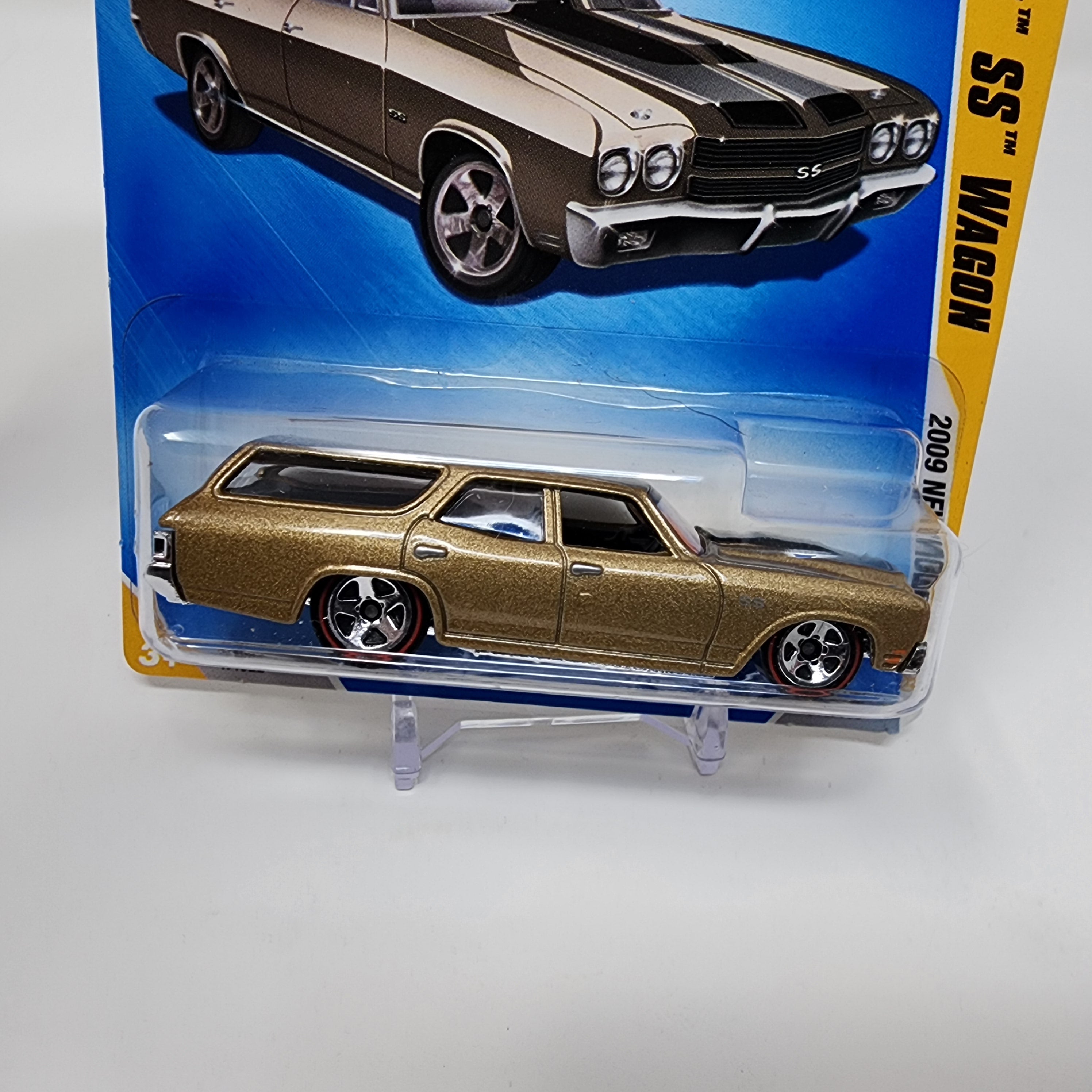 '70 Chevelle SS Wagon #19 * Gold w/ Redline Tires * Hot Wheels 2009、mySite、hgirdovlk