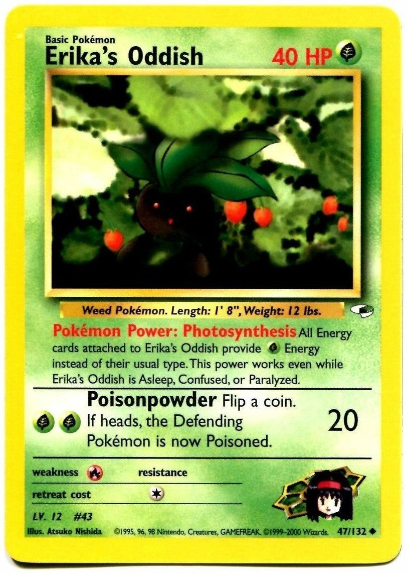 Erika's Oddish (47/132) Gym Heroes Unlimited、mySite、waistdrama