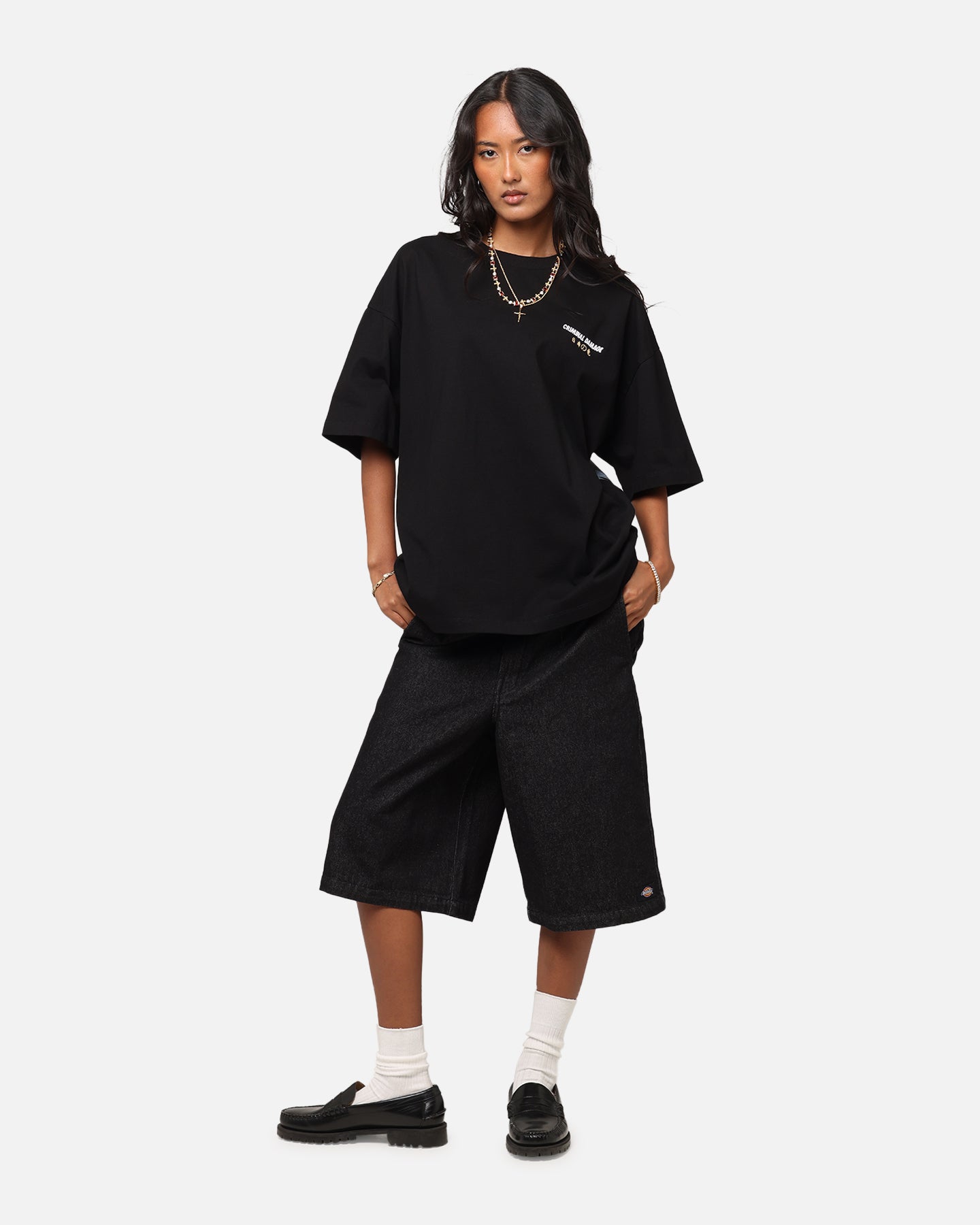 Criminal Damage Dragon Wave T-Shirt Washed Black、mySite、zt4zffjzw