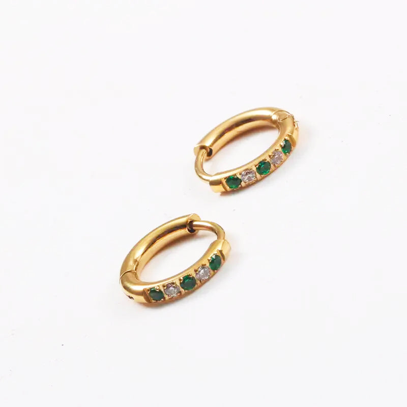 Oasis Green Hoops Earrings、mySite、hinf8tx79