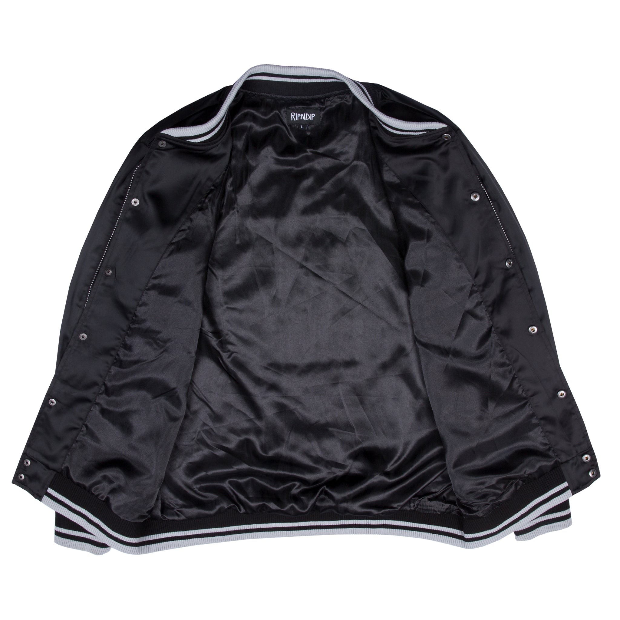  Share Some Love Satin Jacket (Black)、mySite、merchandisen