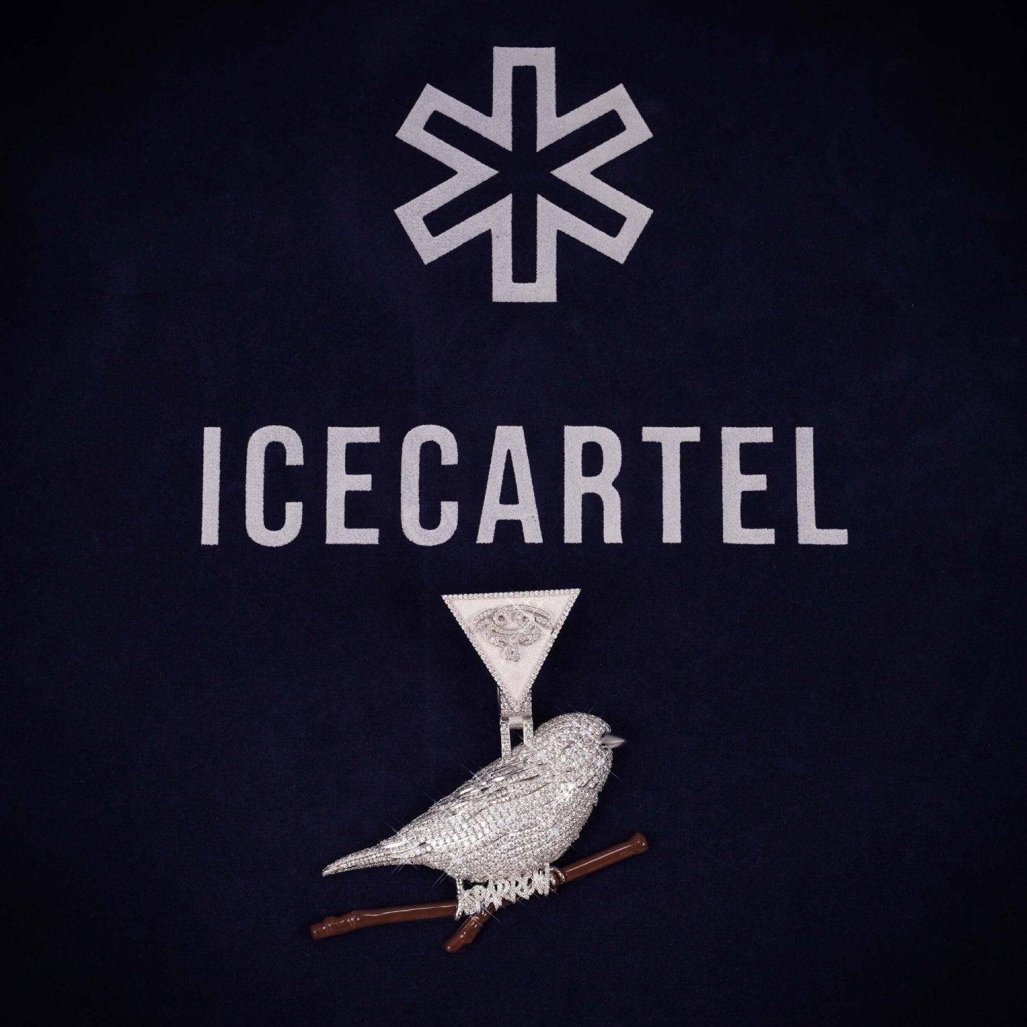 SPARROW Custom Moissanite Pendant 14K Gold、mySite、hinf8tx79