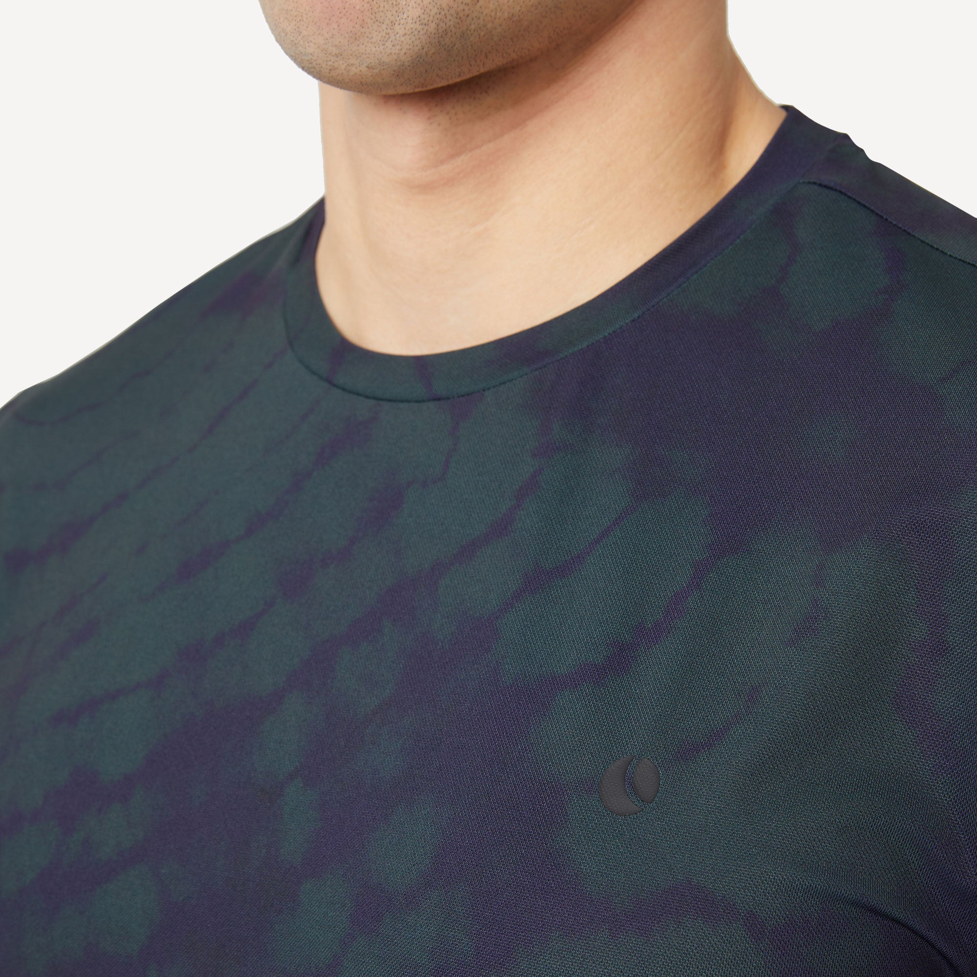 Bj枚rn Borg Ace Men's Tie Dye Tennis Shirt、mySite、neckold