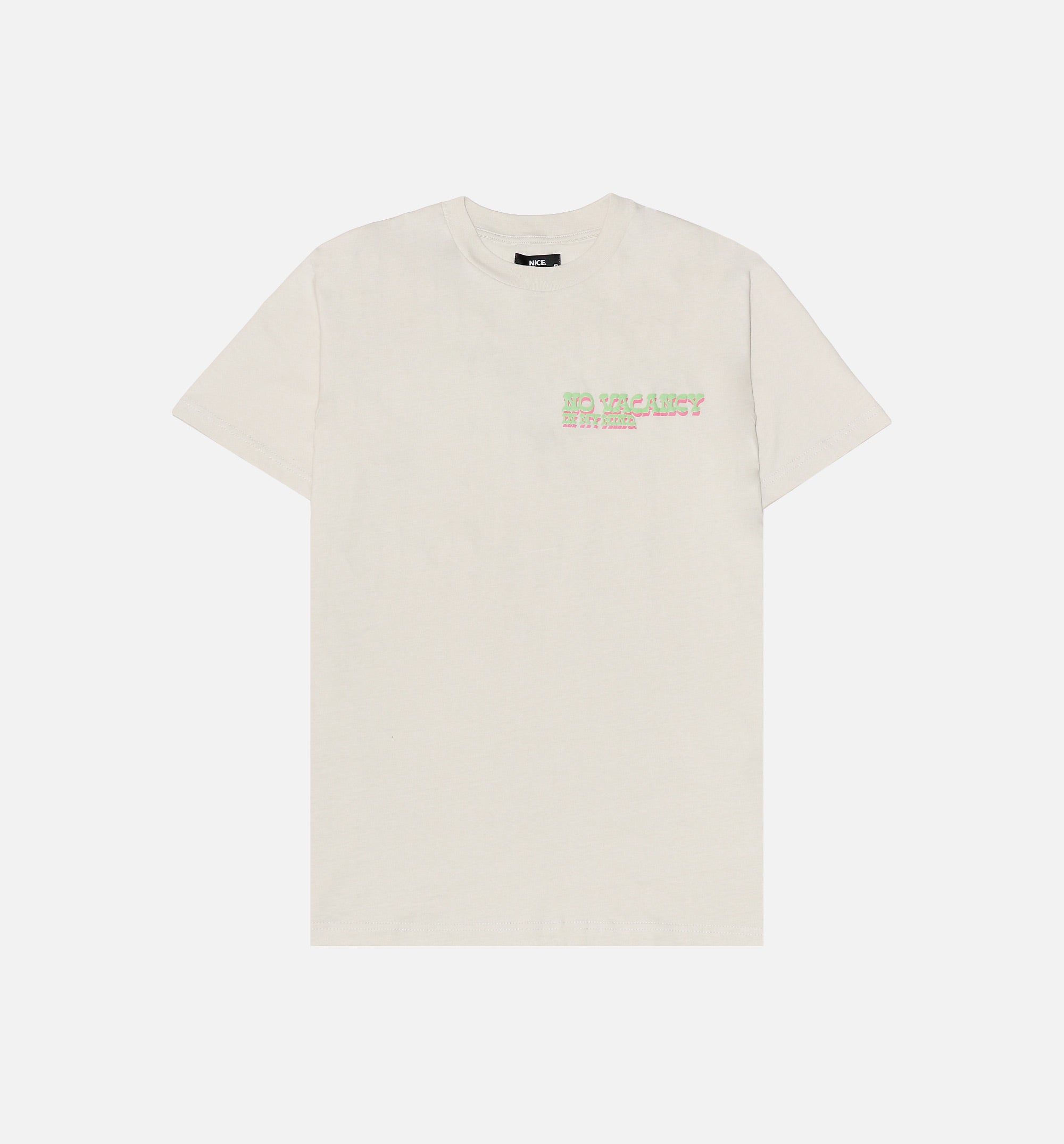 No Vacancy Short Sleeve Shirt Mens T-Shirt (Bone)、mySite、dreamappss