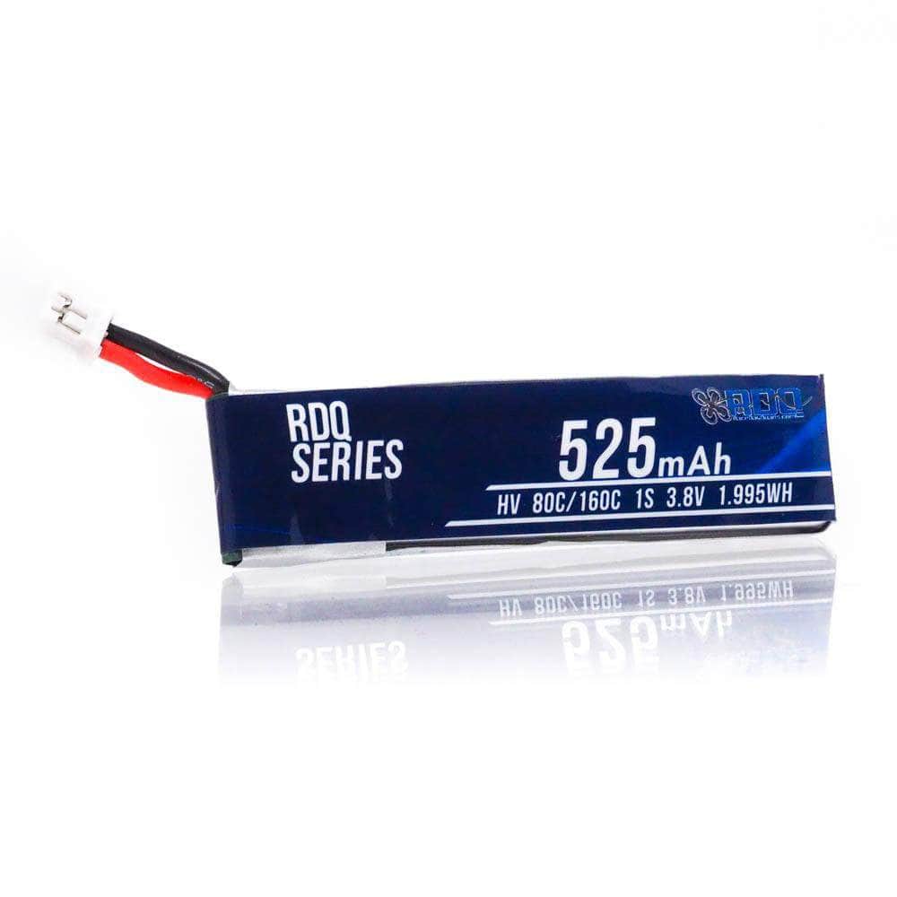  RDQ Series 3.8V 1S 525mAh 80C LiHV Whoop/Micro Battery for TinyHawk - PH2.0、mySite、merchandisen