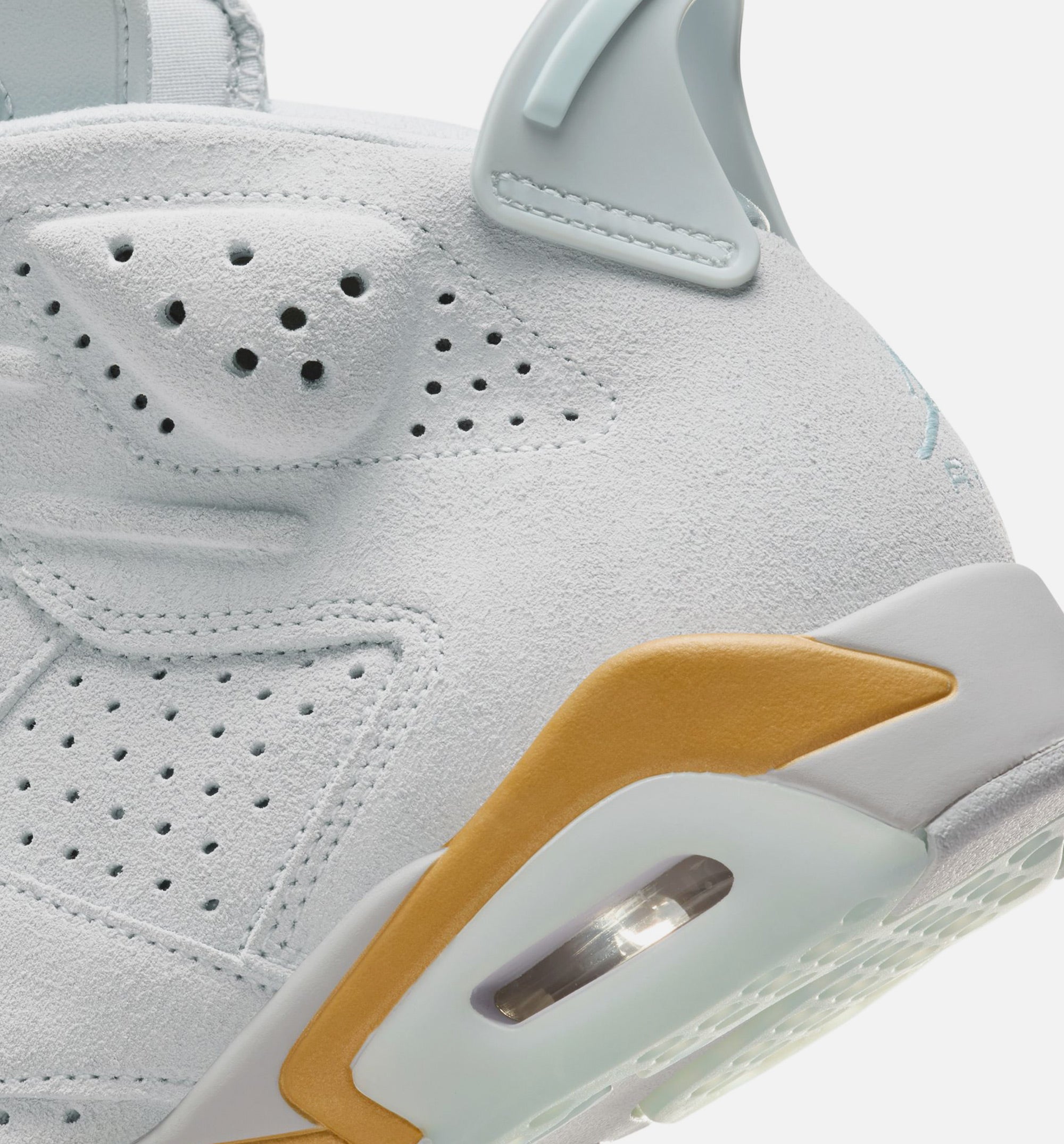 Air Jordan 6 Retro Pearl Womens Lifestyle Shoe - Pure Platinum/Glacier Blue/Metallic Gold、mySite、dreamappss