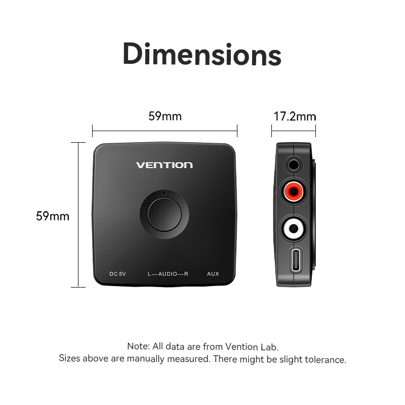 Vention Bluetooth Audio Receiver、mySite、fannypackpong