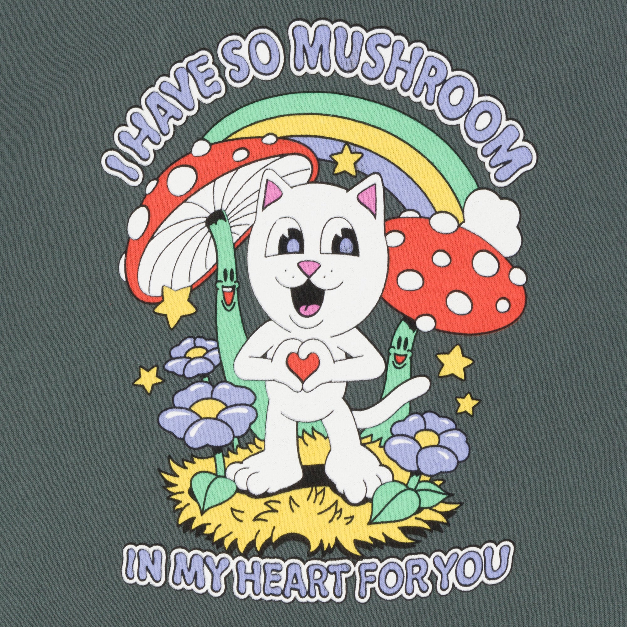  So Mushroom Cropped Hoodie (Charcoal)、mySite、merchandisen