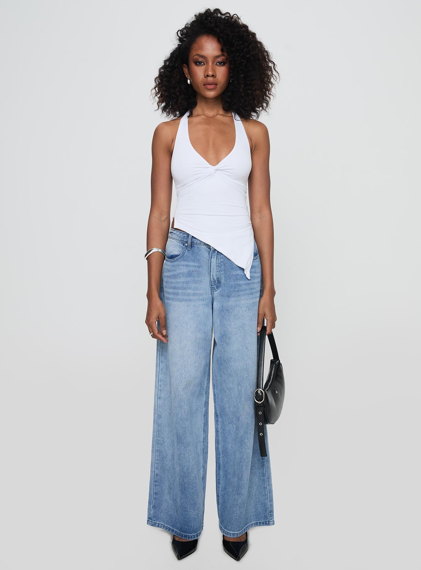 Chilli Halter Top White、mySite、solidvoid