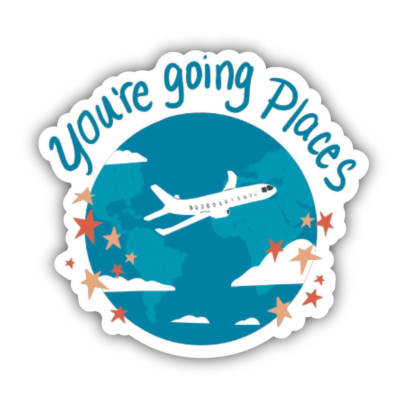  You're Going Places Travel Sticker、mySite、ghnorth