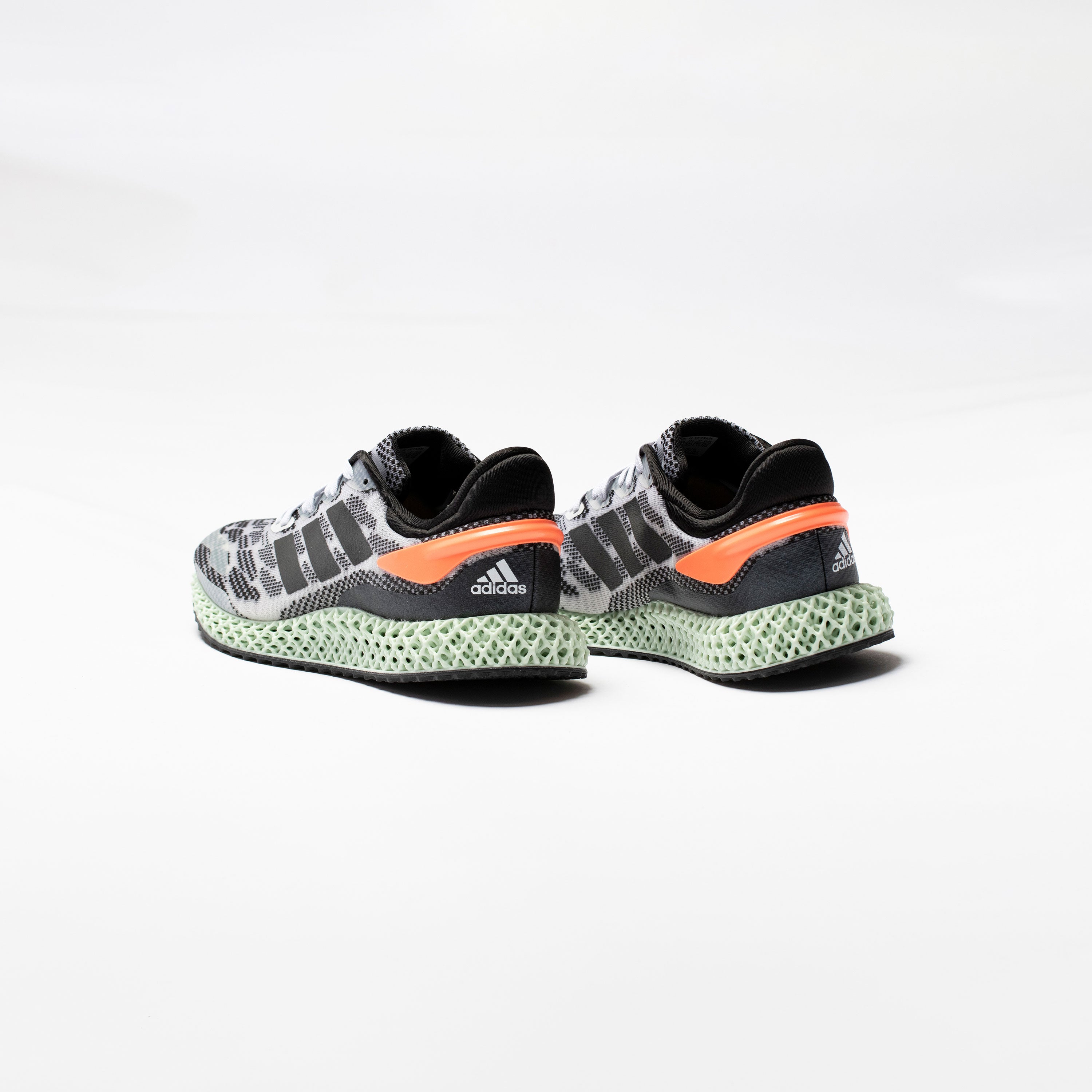 4D Run 1.0 Mens Running Shoe - Footwear White/Core Black/Signal Coral、mySite、dreamappss