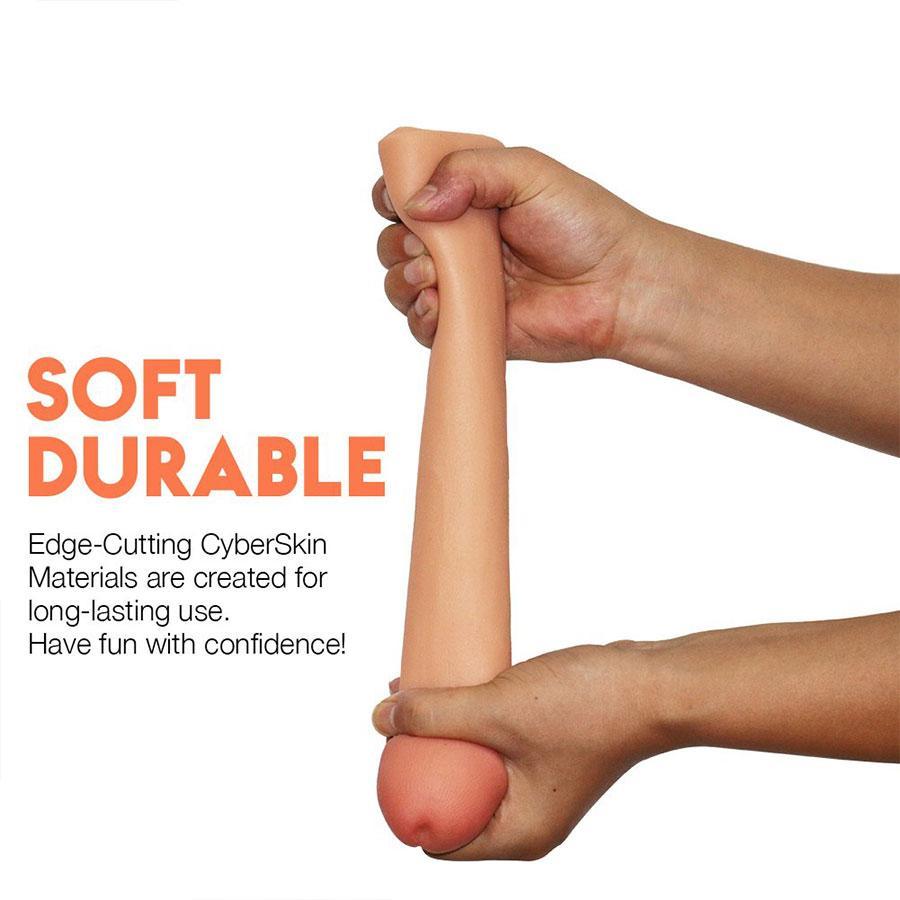 Tommy Gunn Penis Extension Sleeve Tan CyberSkin Cock Sheath 8.5 Inch、mySite、bottomscart