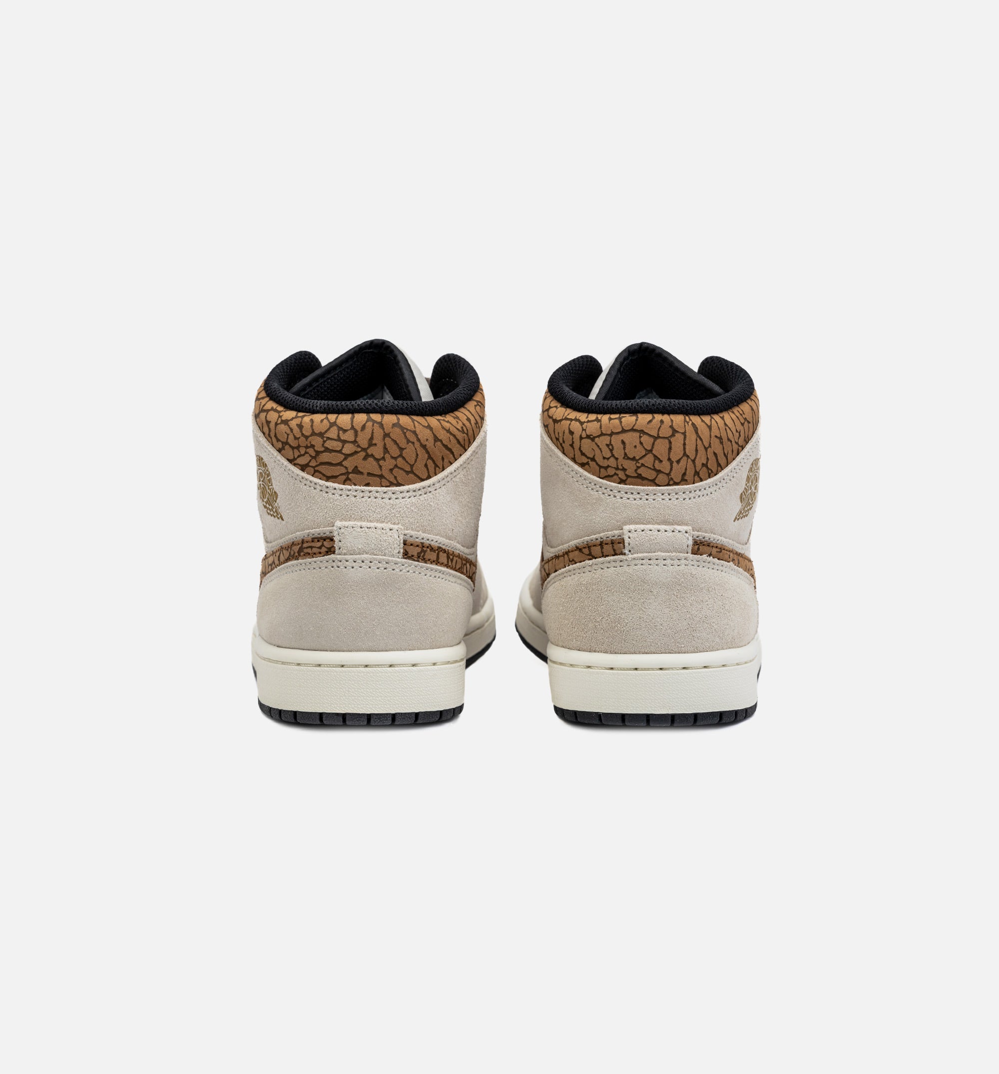 Air Jordan 1 Retro Mid SE Brown Elephant Mens Lifestyle Shoe - Light Orewood Brown/Metallic Gold、mySite、dreamappss