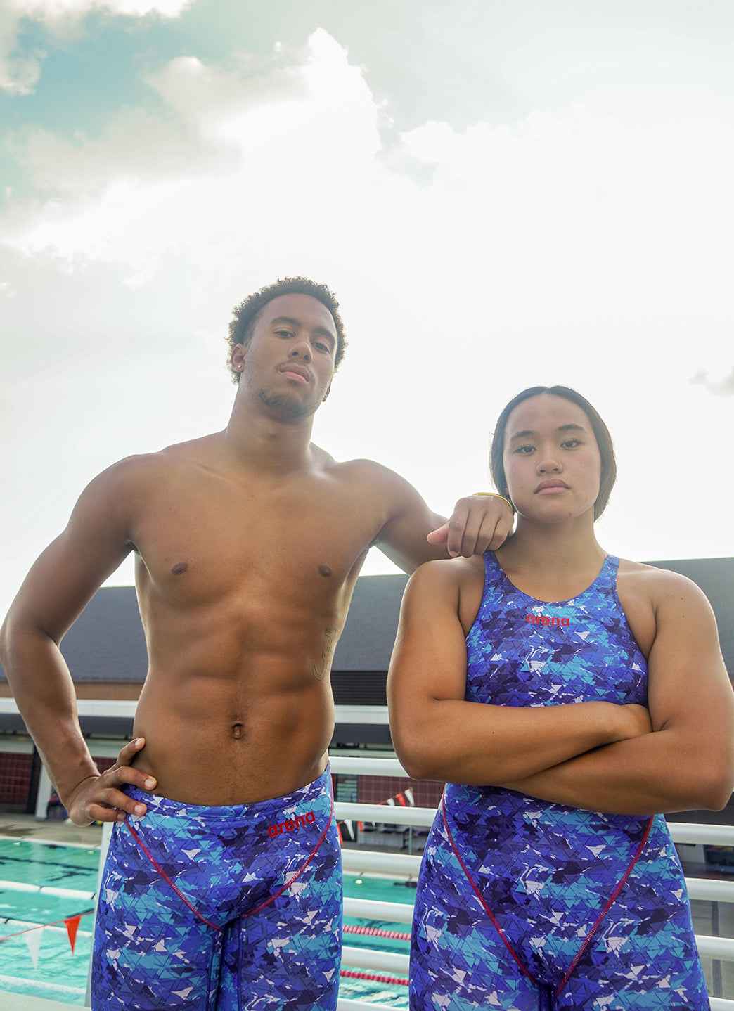 Arena Men's Powerskin Splash Multicolors ST Next LE Jammer Tech Suit Swimsuit、mySite、noshort