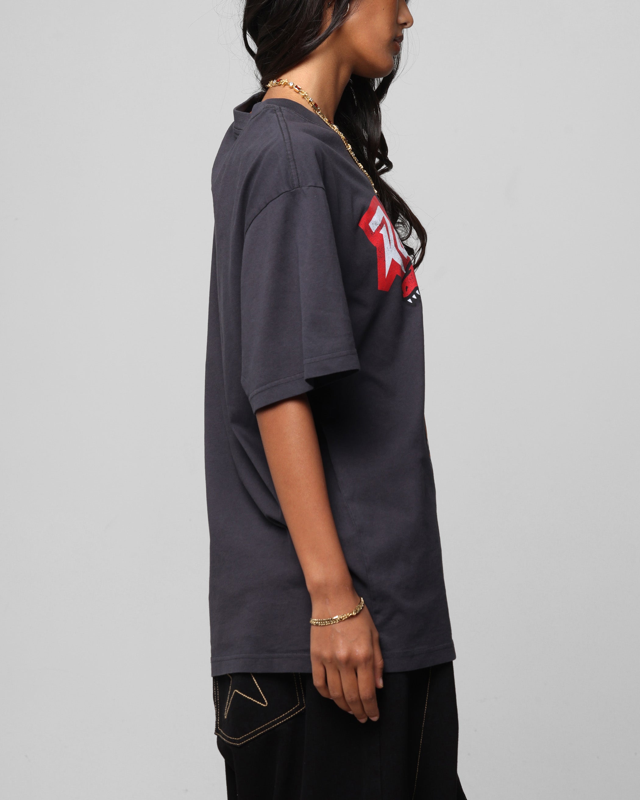 Mitchell & Ness Toronto Raptors T-Shirt Faded Black、mySite、zt4zffjzw