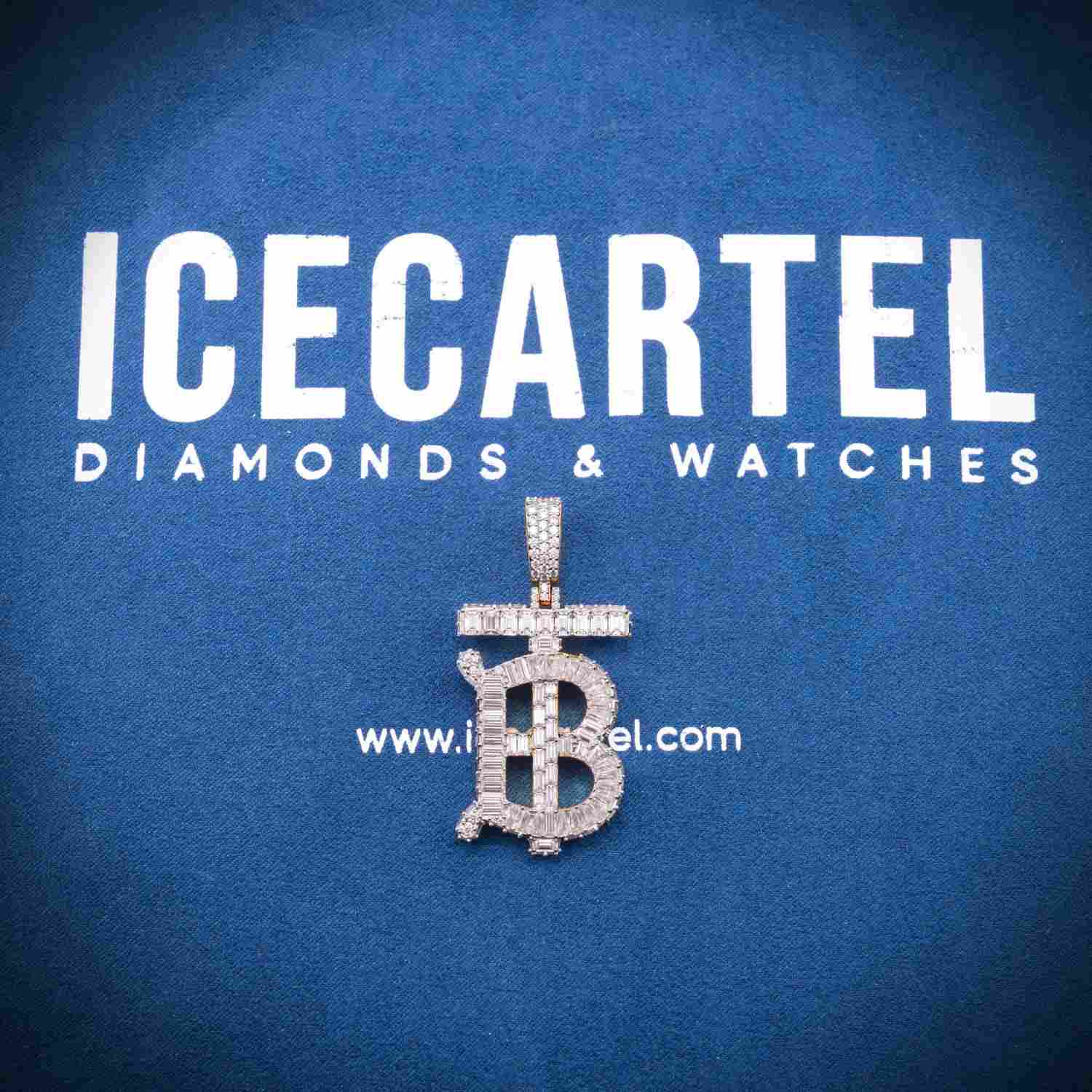 BT Custom Moissanite Pendant 14K Gold、mySite、hinf8tx79