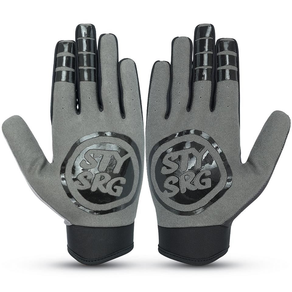  Stay Strong Live Life Gloves - Black/Grey、mySite、merchandisen
