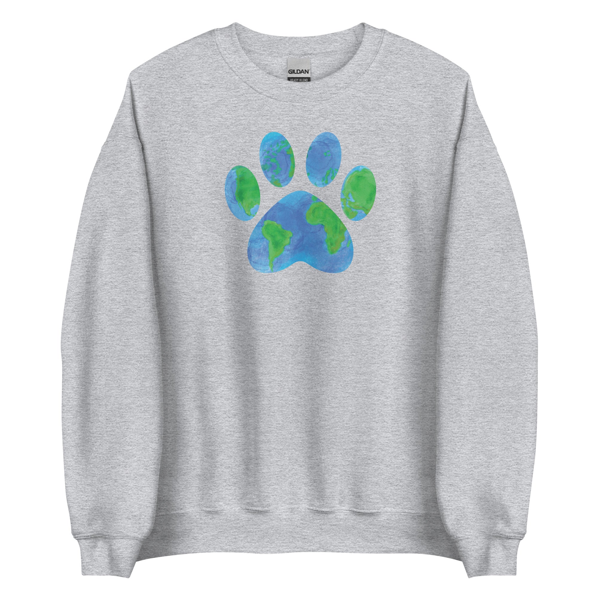 Earth Paw Crewneck Sweatshirt、mySite、camillekostekn