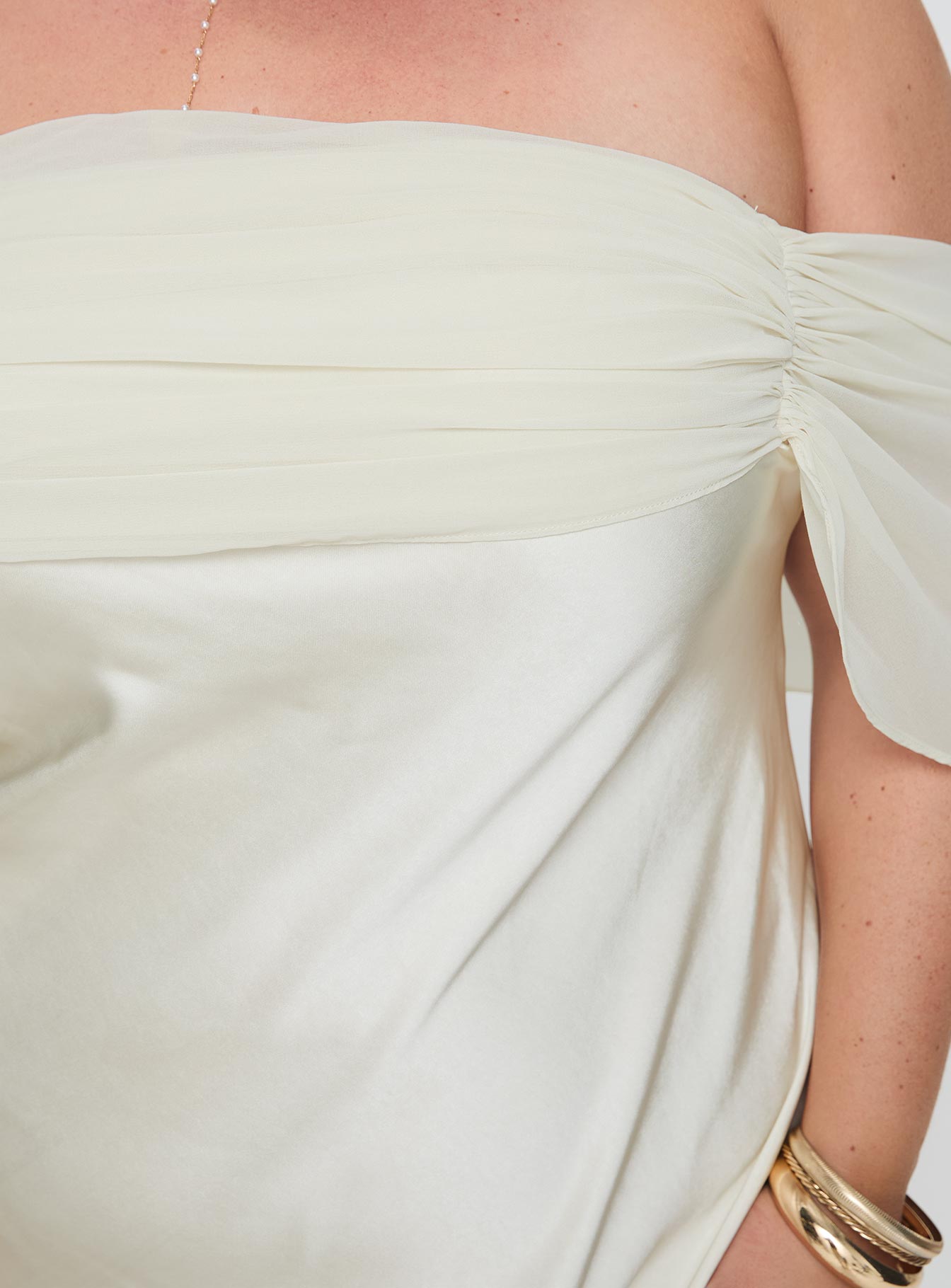 Adoration Mini Dress Cream Curve、mySite、solidvoid