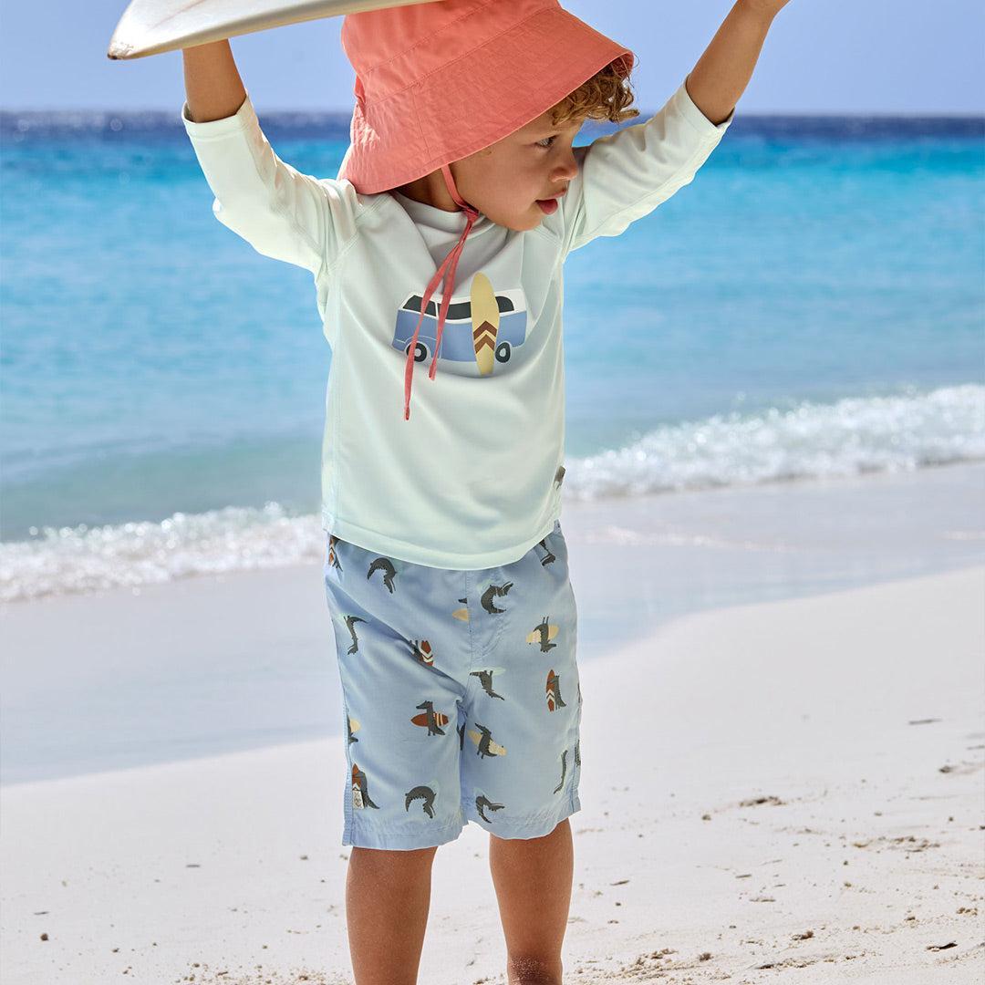  Lassig Board Shorts - Sky Blue - Crocodile、mySite、merchandisen