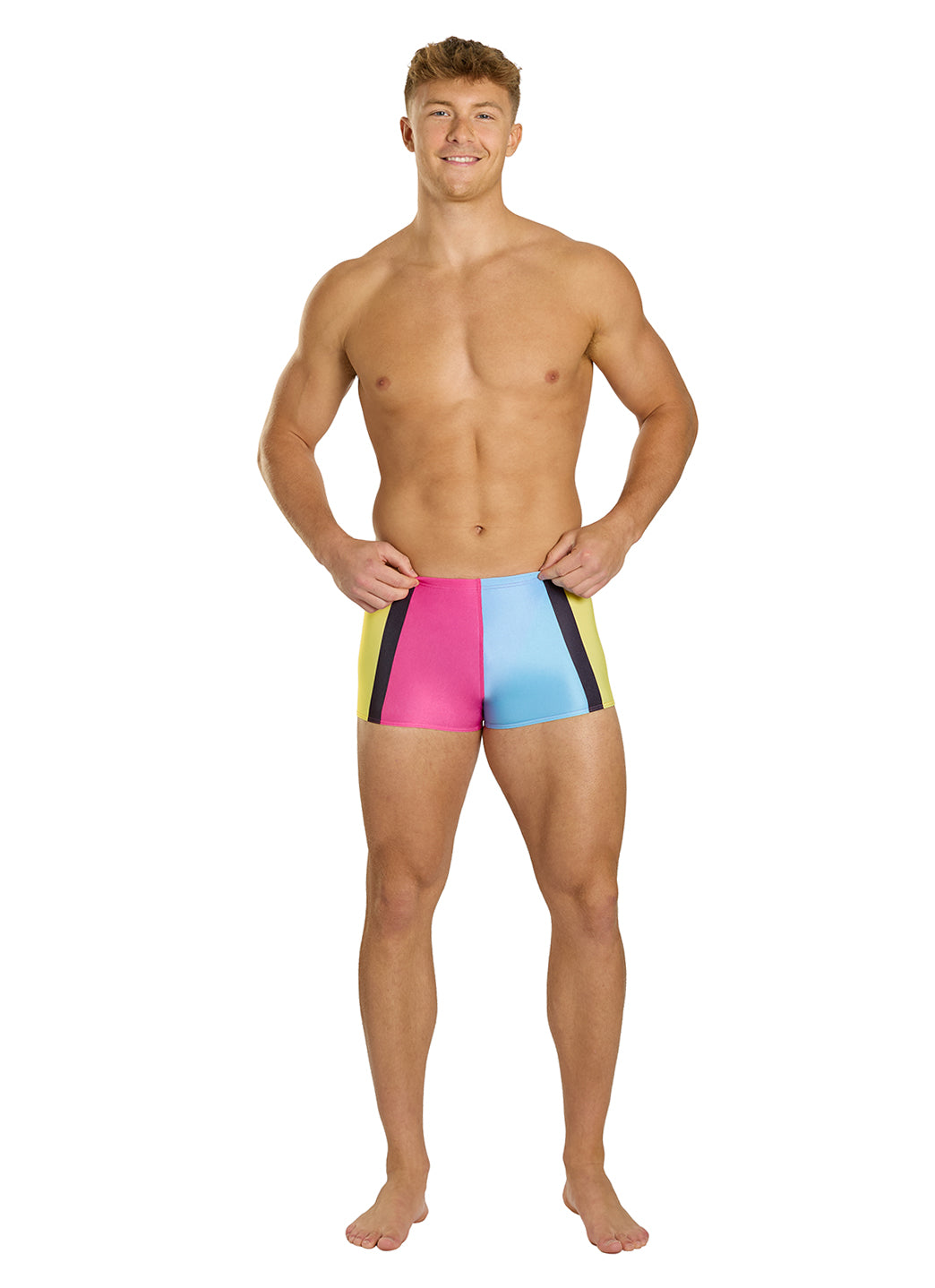 Sporti HydroLast Turbo Splash Square Leg Swimsuit (26-40)、mySite、noshort