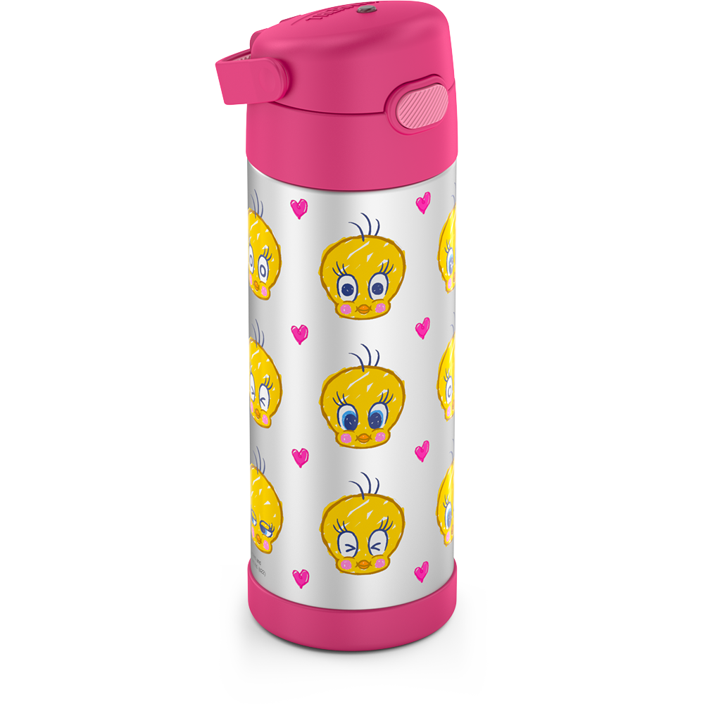 16oz FUNTAINER® WATER BOTTLE TWEETY BIRD™、mySite、noshort
