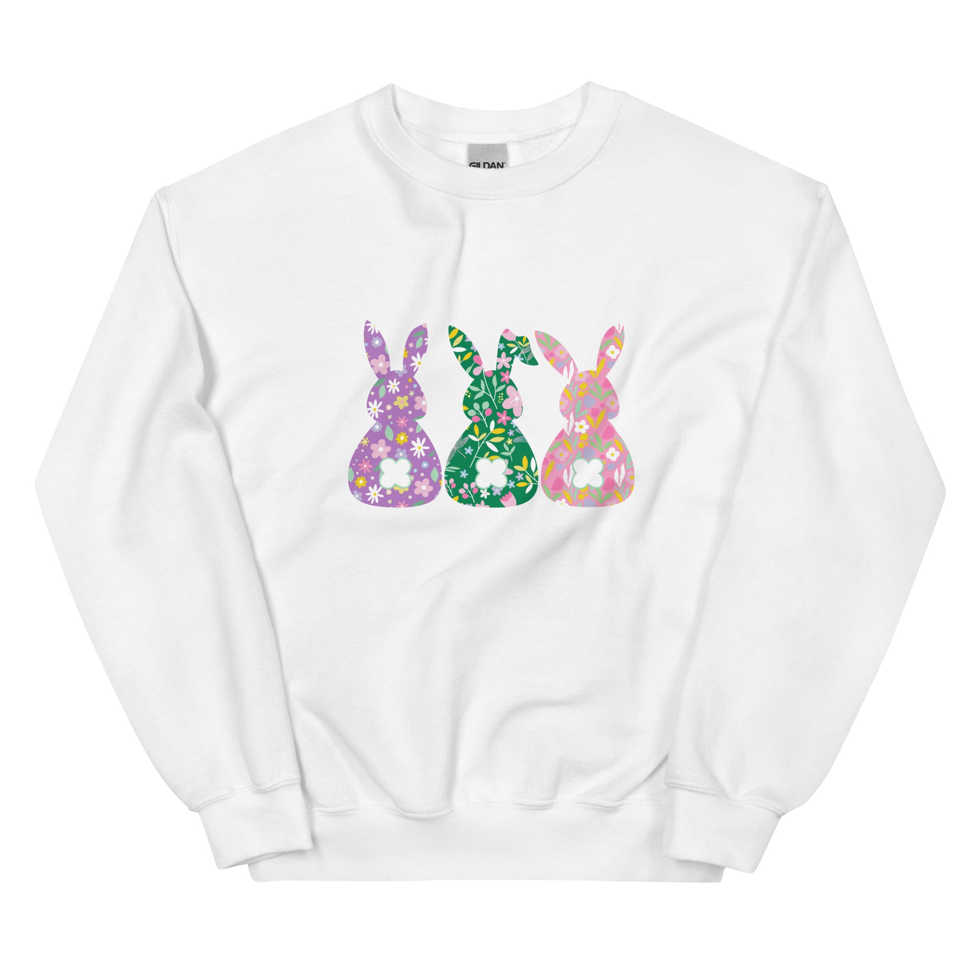 Whimsical Bunnies Crewneck Sweatshirt、mySite、camillekostekn