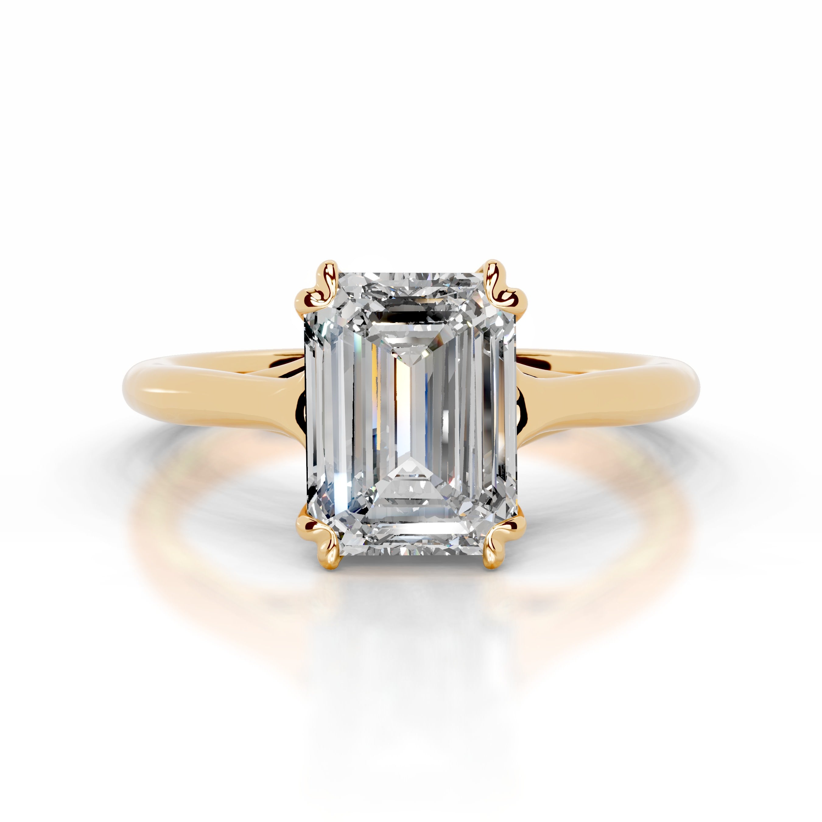 Moriah Lab Grown Diamond Ring - 18K Yellow Gold、mySite、hinf8tx79