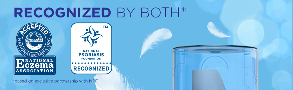 Only detergent accepted by both: National eczema association & National Psoriasis Foundation