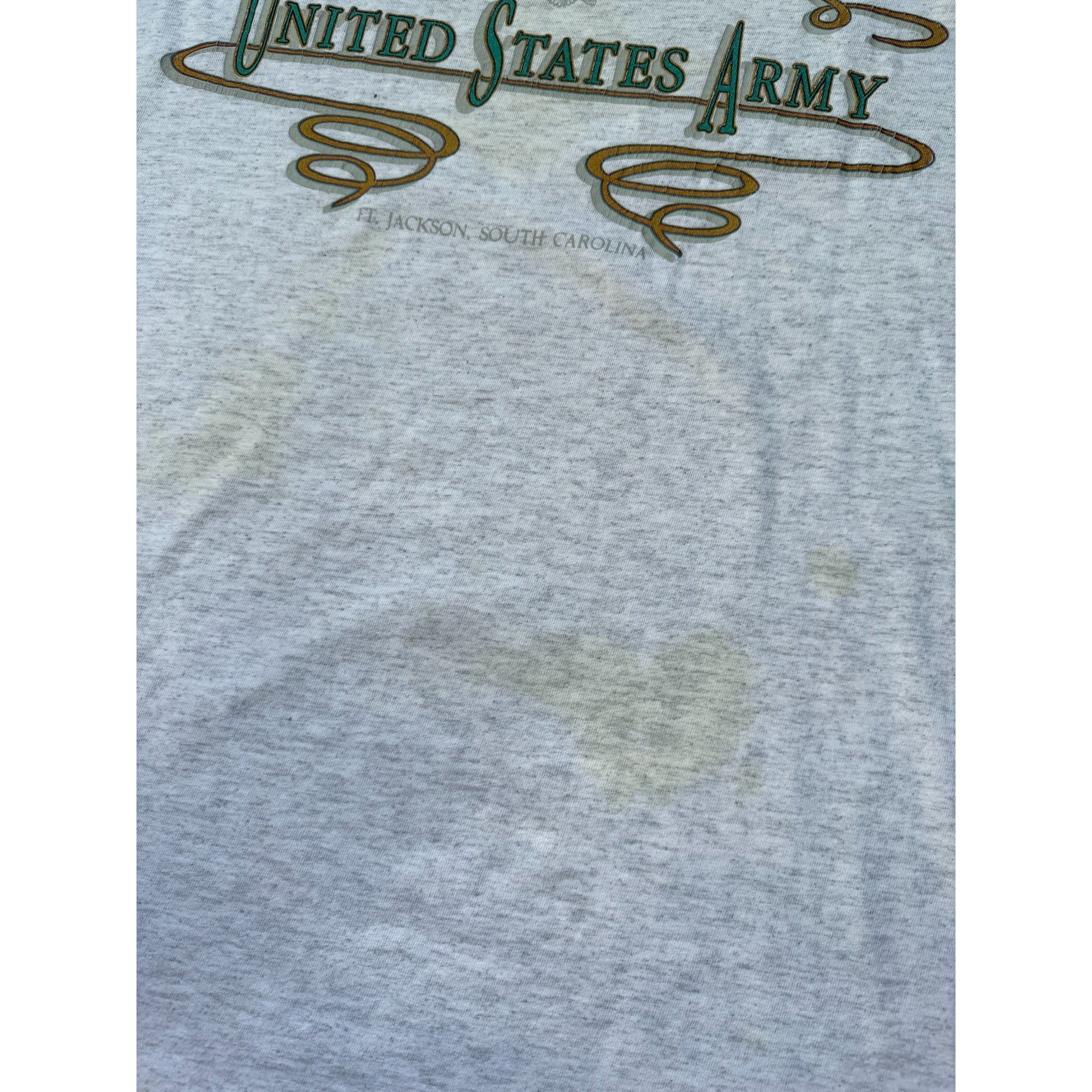 90's United States Army Ft. Jackson SC Single Stitch Tee T-Shirt Large、mySite、garagedoors4me