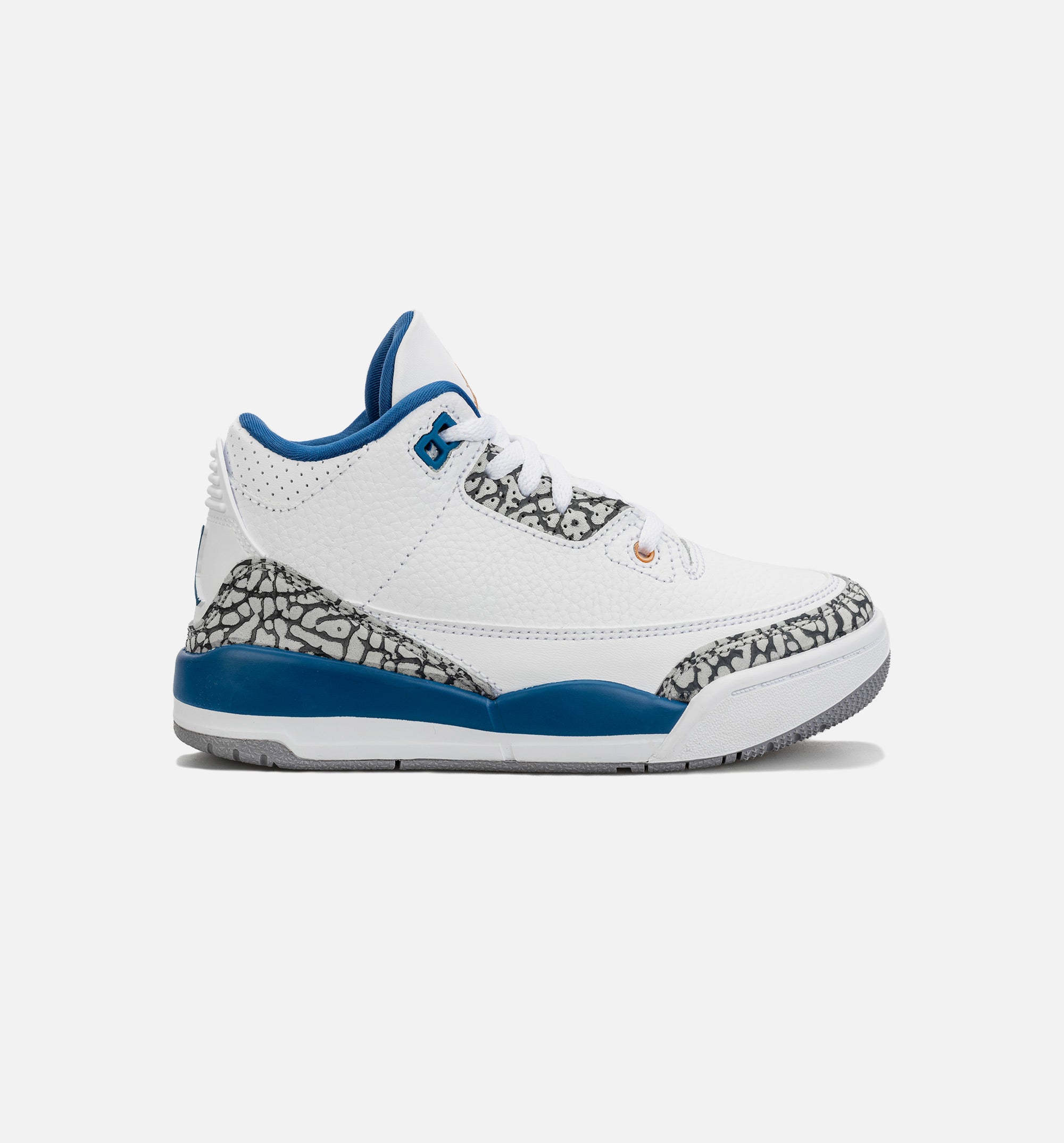 Air Jordan 3 Retro Wizards True Blue Preschool Lifestyle Shoe - White/Blue、mySite、dreamappss