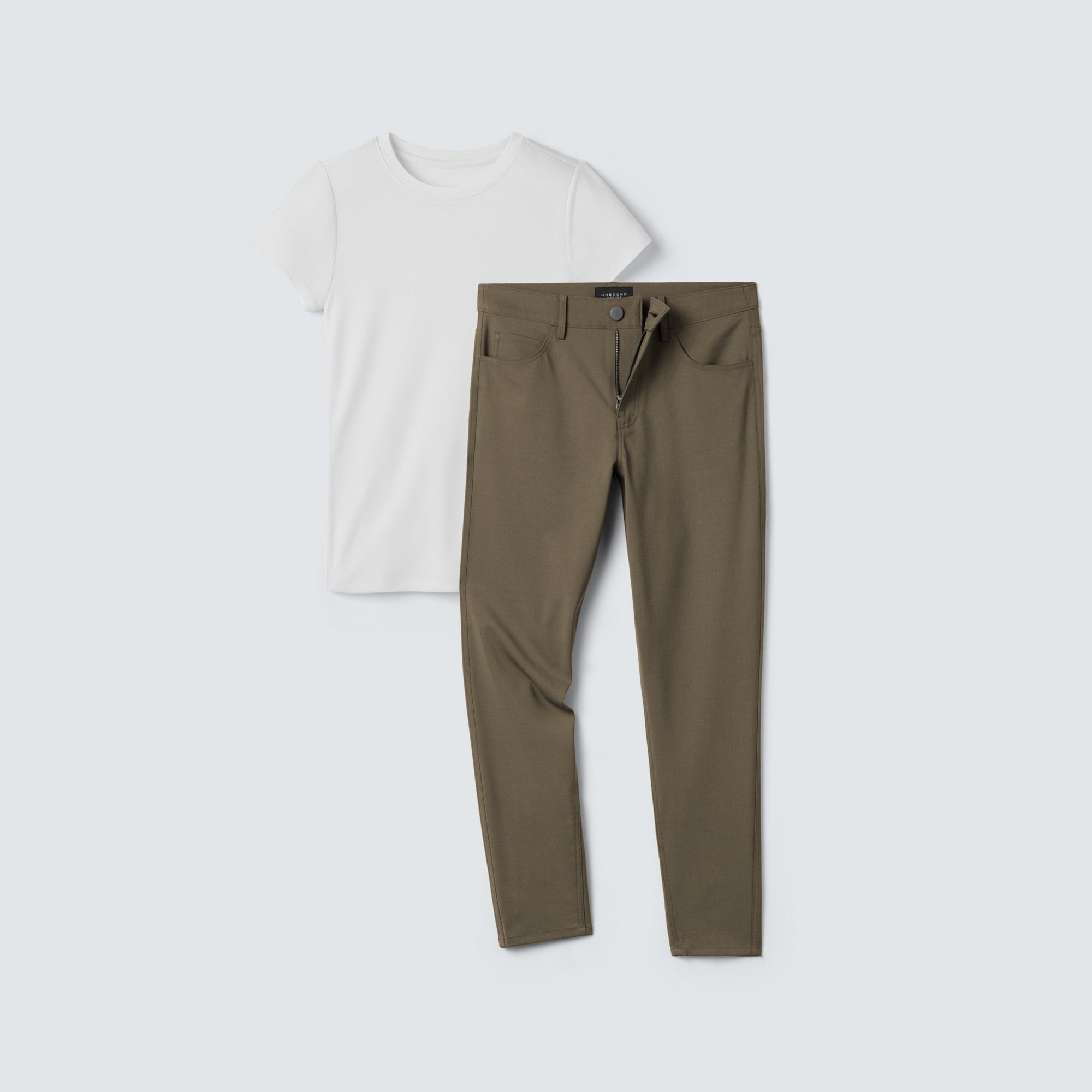 Women's Slim Travel Pants + T-Shirt Bundle、mySite、noshort