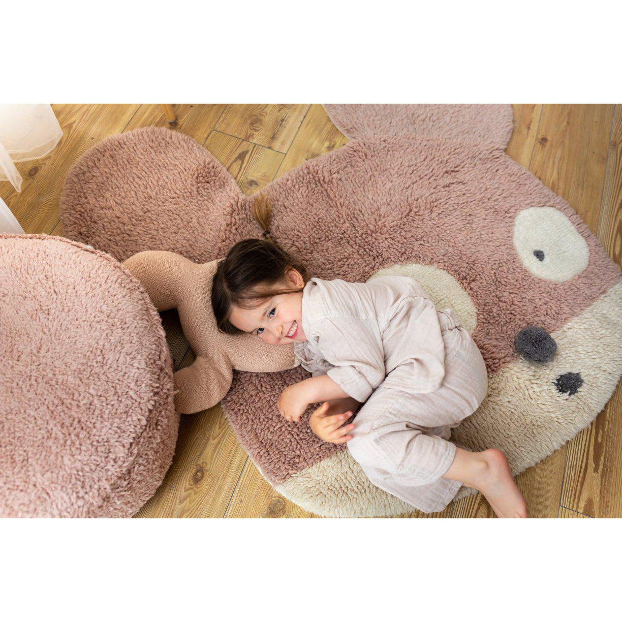 Miss Mighty Mouse Wool Washable Area Rug、mySite、gigharbornorthrealestate