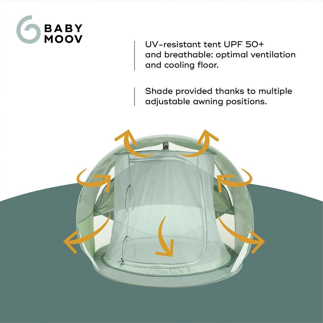  Babymoov Moov & Protect Anti UV Shelter - Green Lagoon、mySite、merchandisen