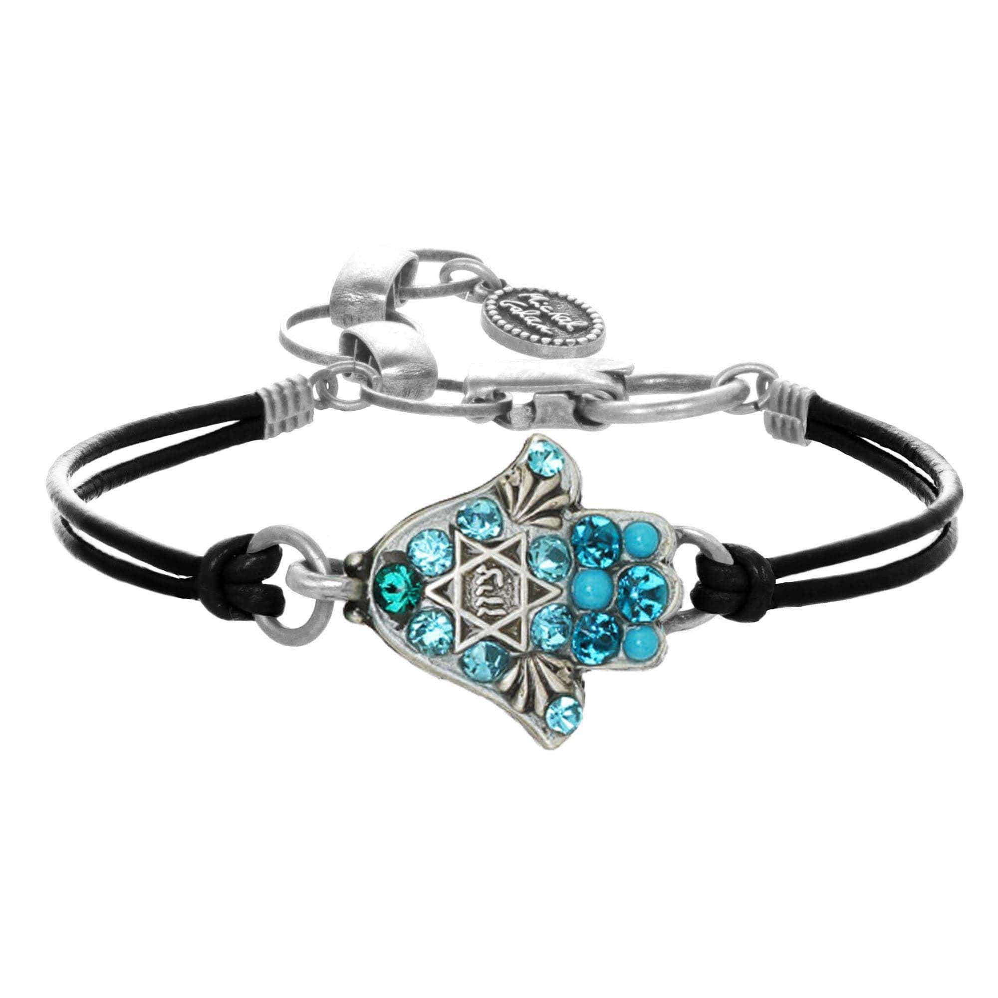 Blue Multi-Bright Hamsa Bracelet by Michal Golan、mySite、topwebapps