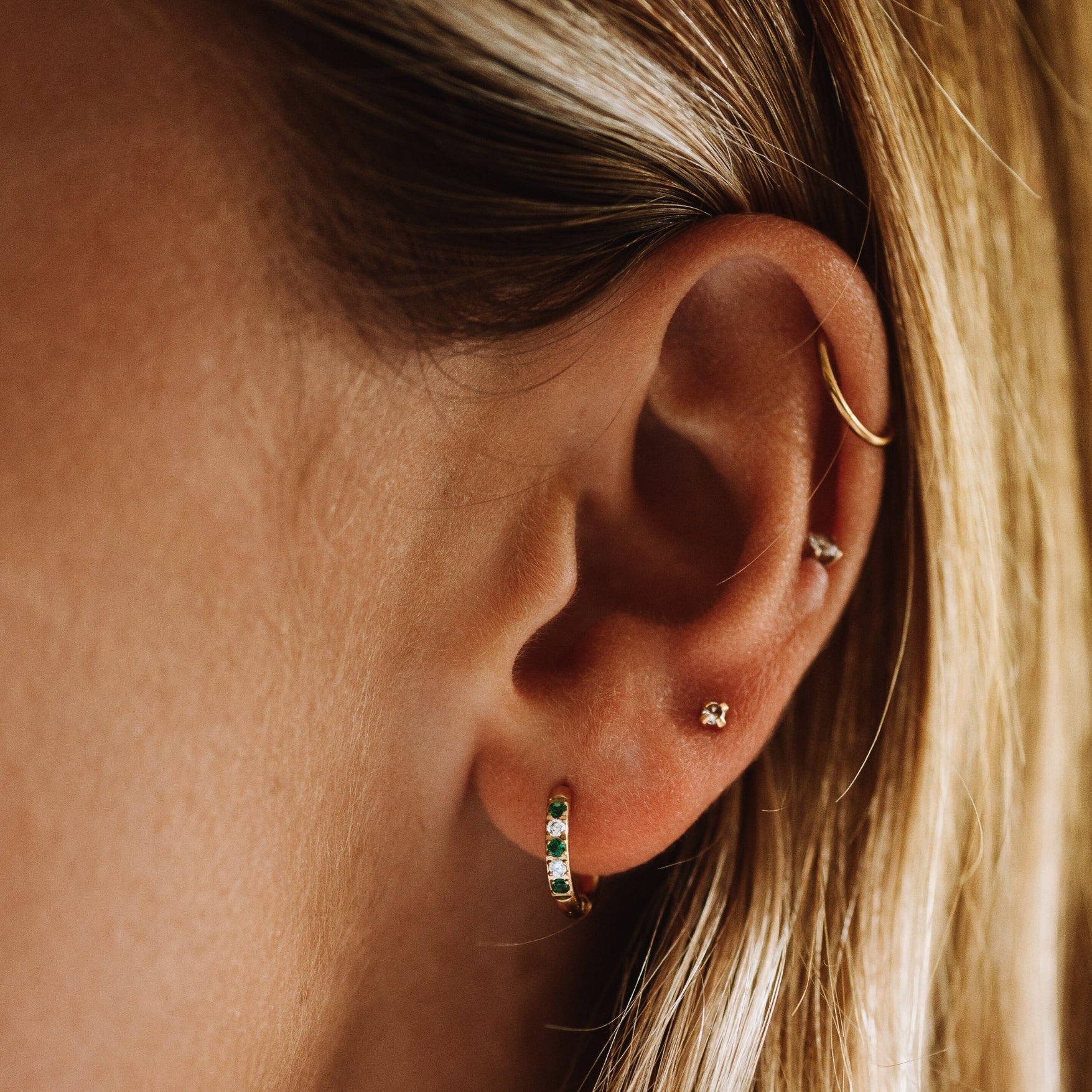 Oasis Green Hoops Earrings、mySite、hinf8tx79