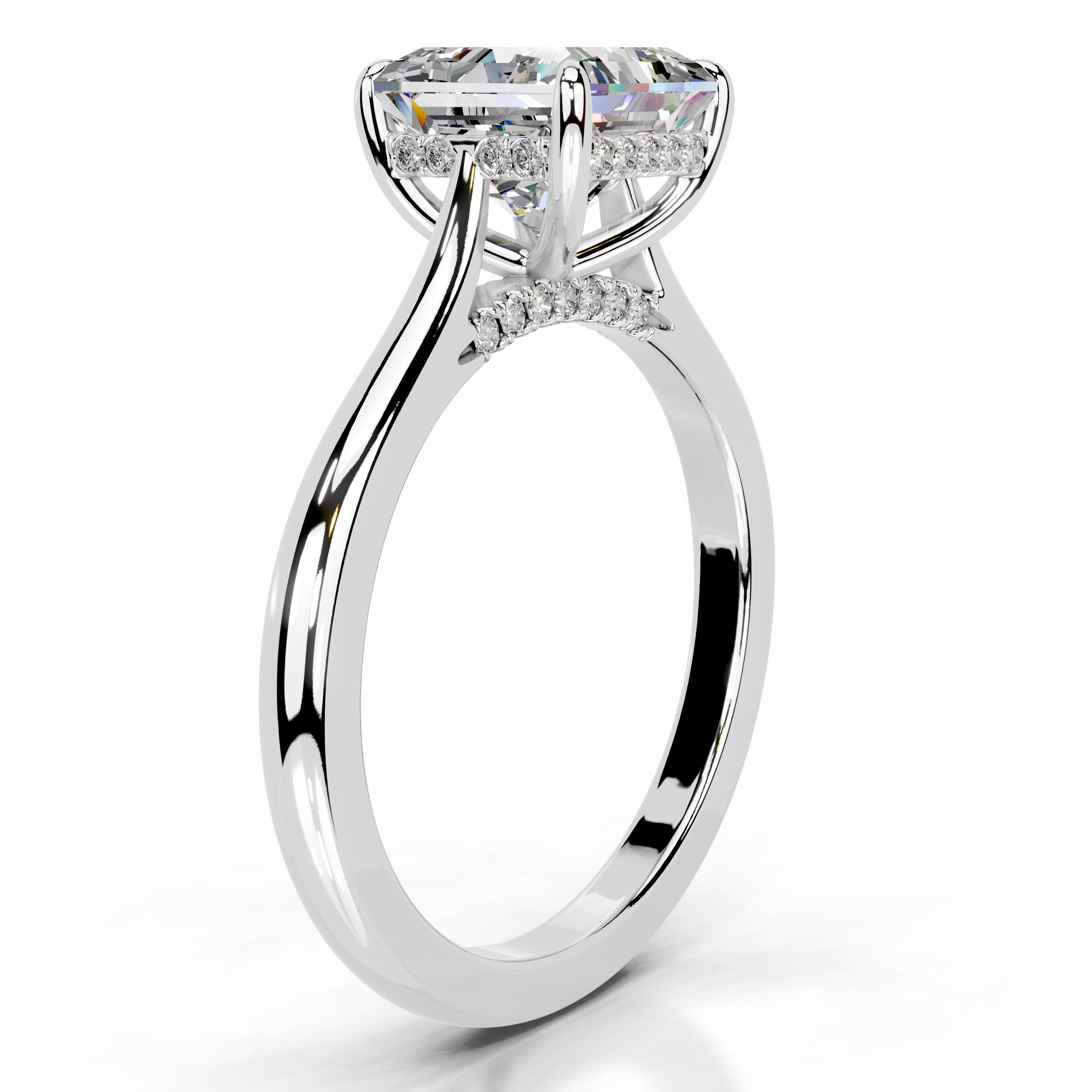Cardinia Moissanite & Diamond Ring - Platinum、mySite、hinf8tx79