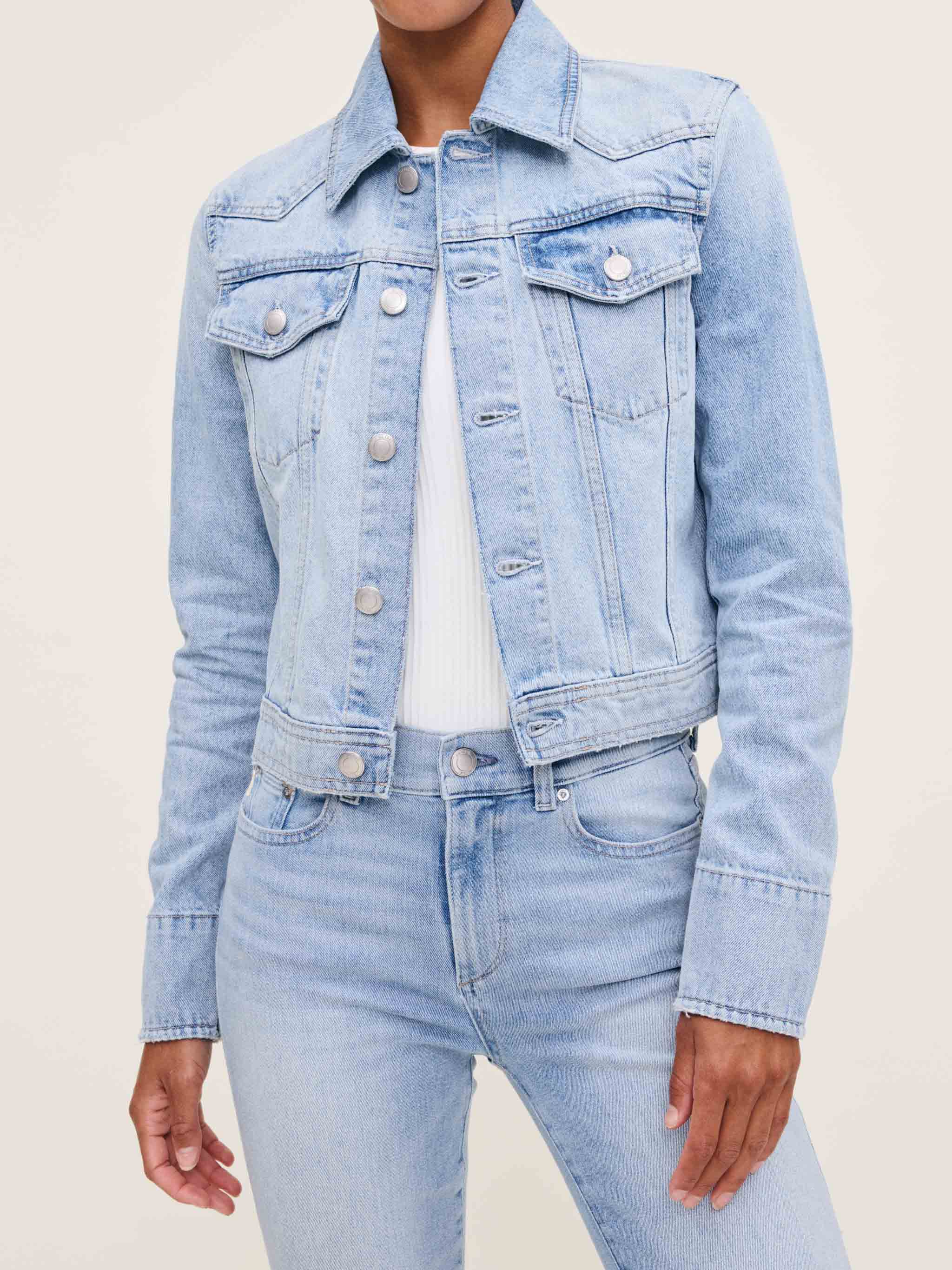 DL1961 Vika Jacket, Blue Mist、mySite、noshort