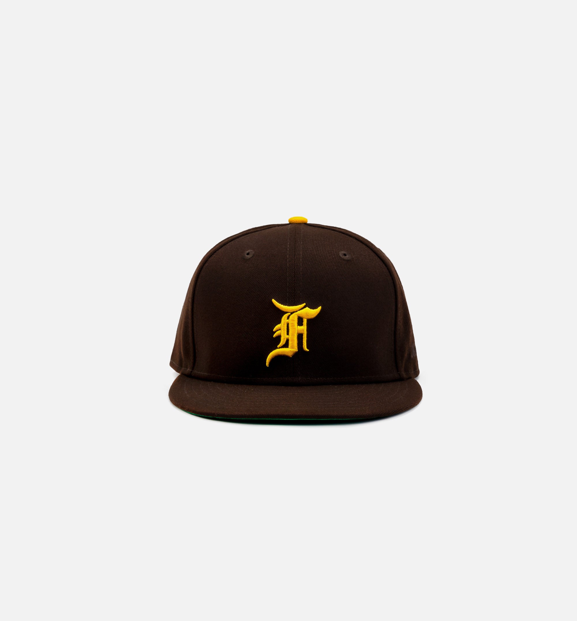 F.O.G. 59Fifty Mens Fitted Hat - Brown/Yellow、mySite、dreamappss