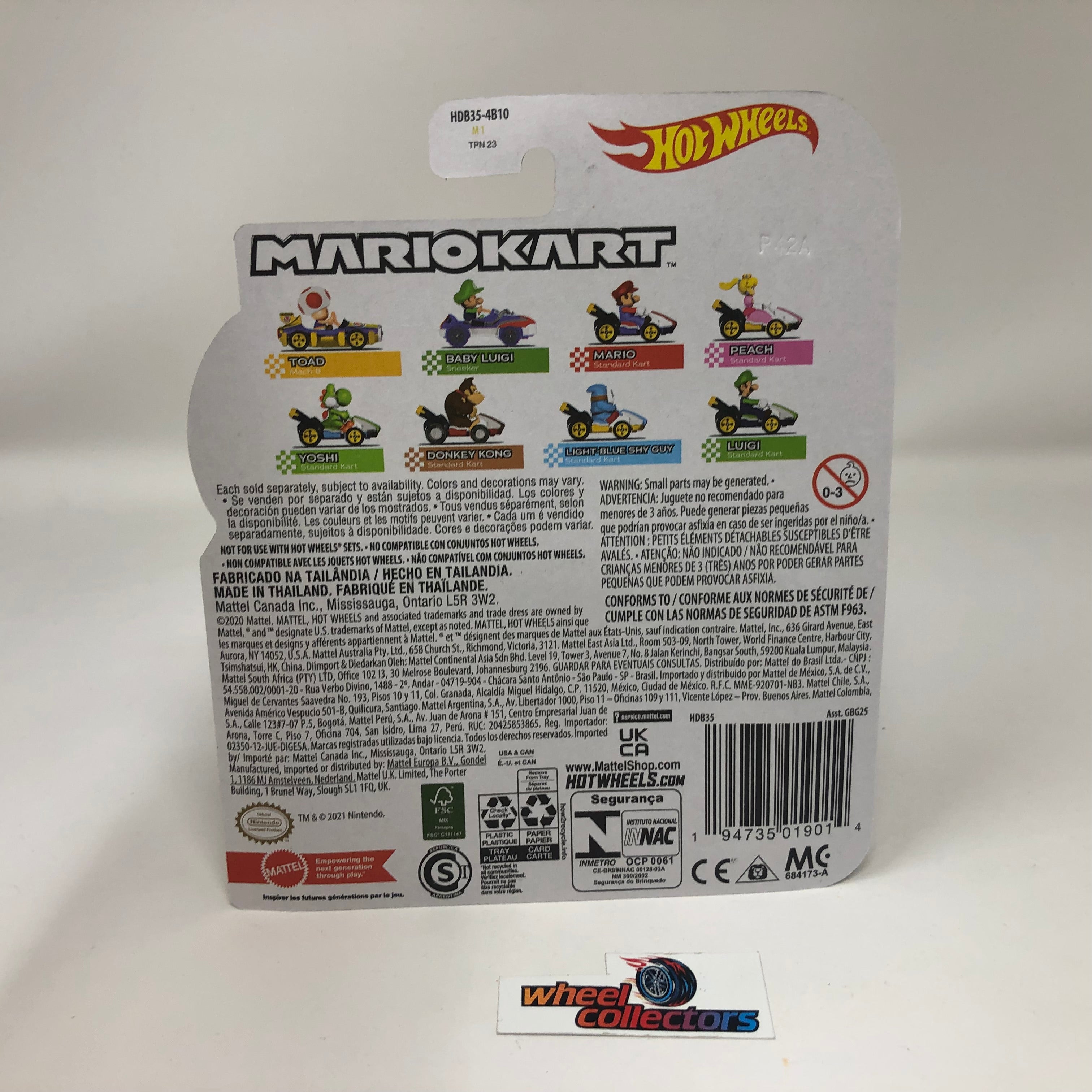 Toad Mach 8 Kart * Hot Wheels MARIO KART Nintendo、mySite、hgirdovlk
