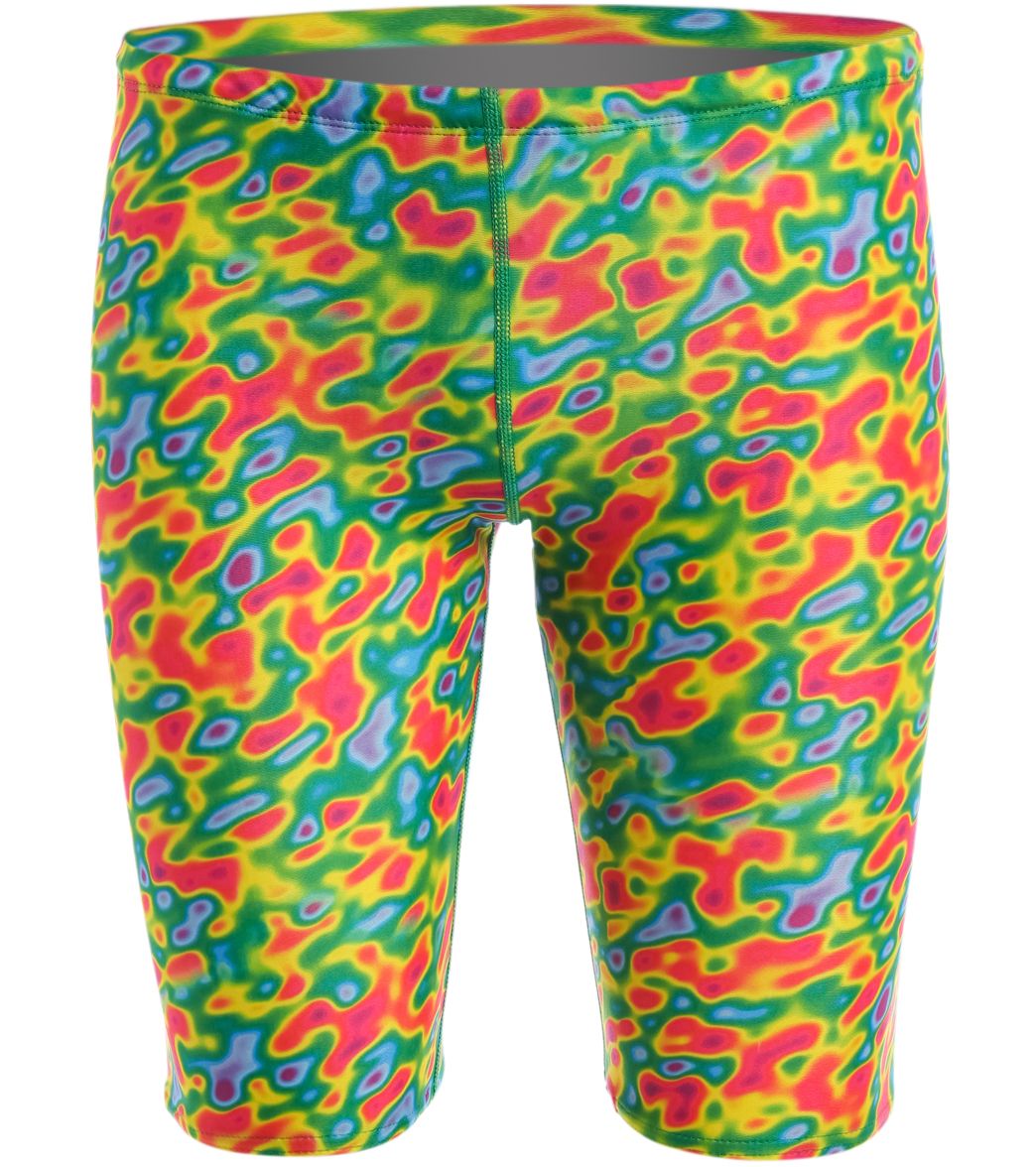 Illusions Dino Jam Red/Green Jammer Swimsuit、mySite、noshort